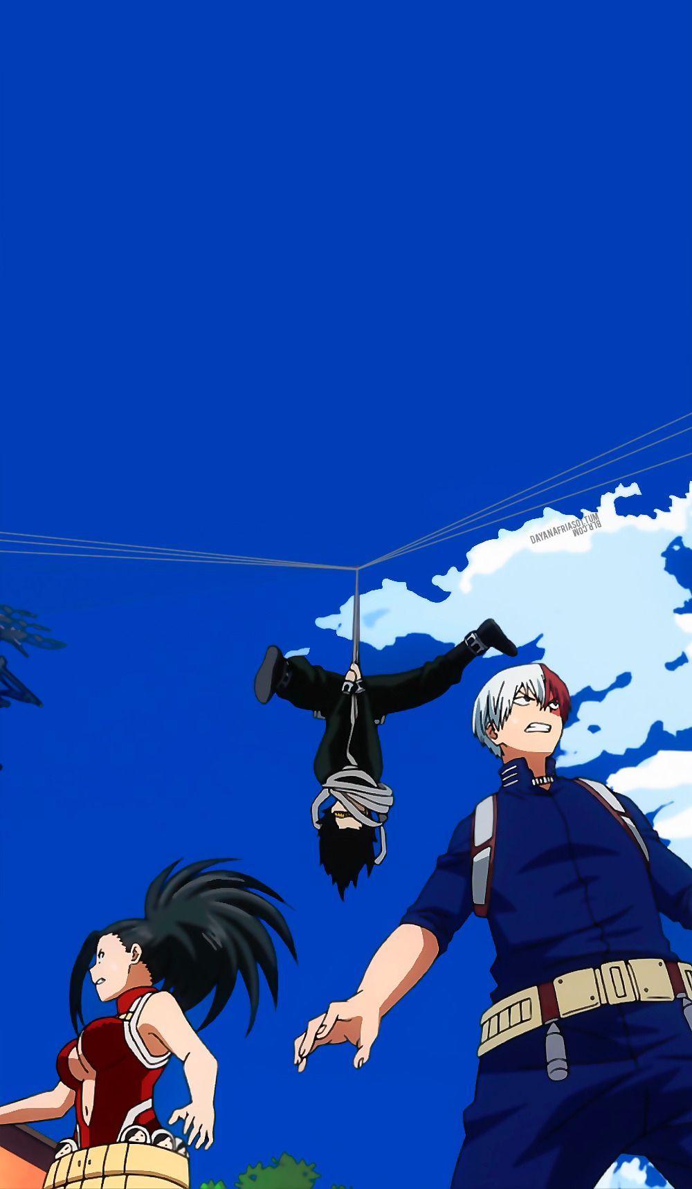 1000x1718 Todoroki x Momo. Wallpaper. Bnha. My hero academia, Boku