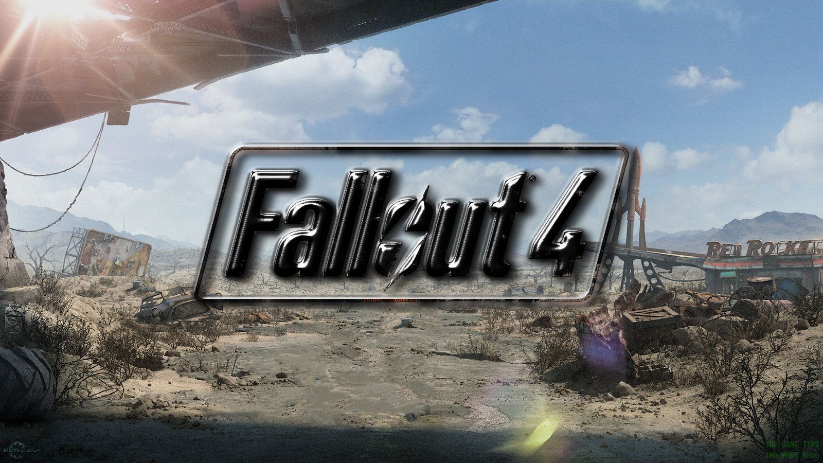 1600x900 Fallout 4 Wallpaper Metal Logo