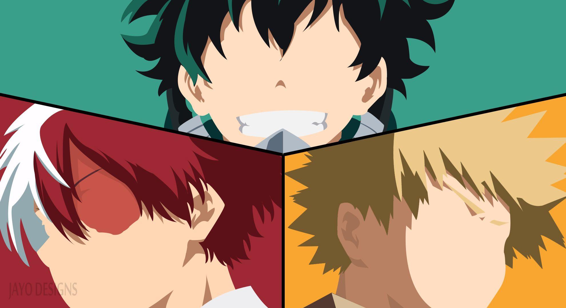 1980x1080 Katsuki Bakugou, Boku no Hero Academia, Izuku