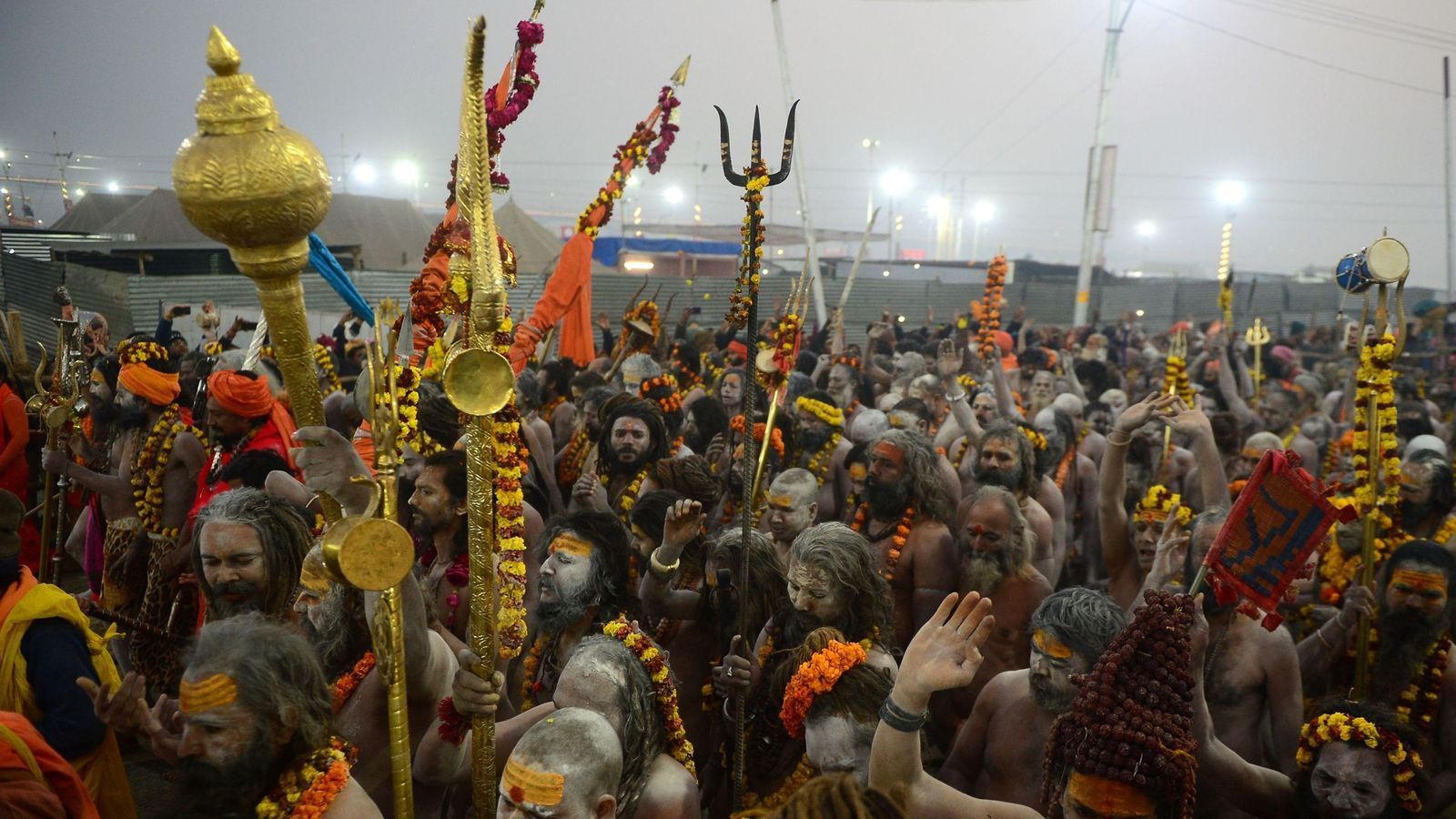 1600x900 Kumbh Mela: Tens of millions bathe