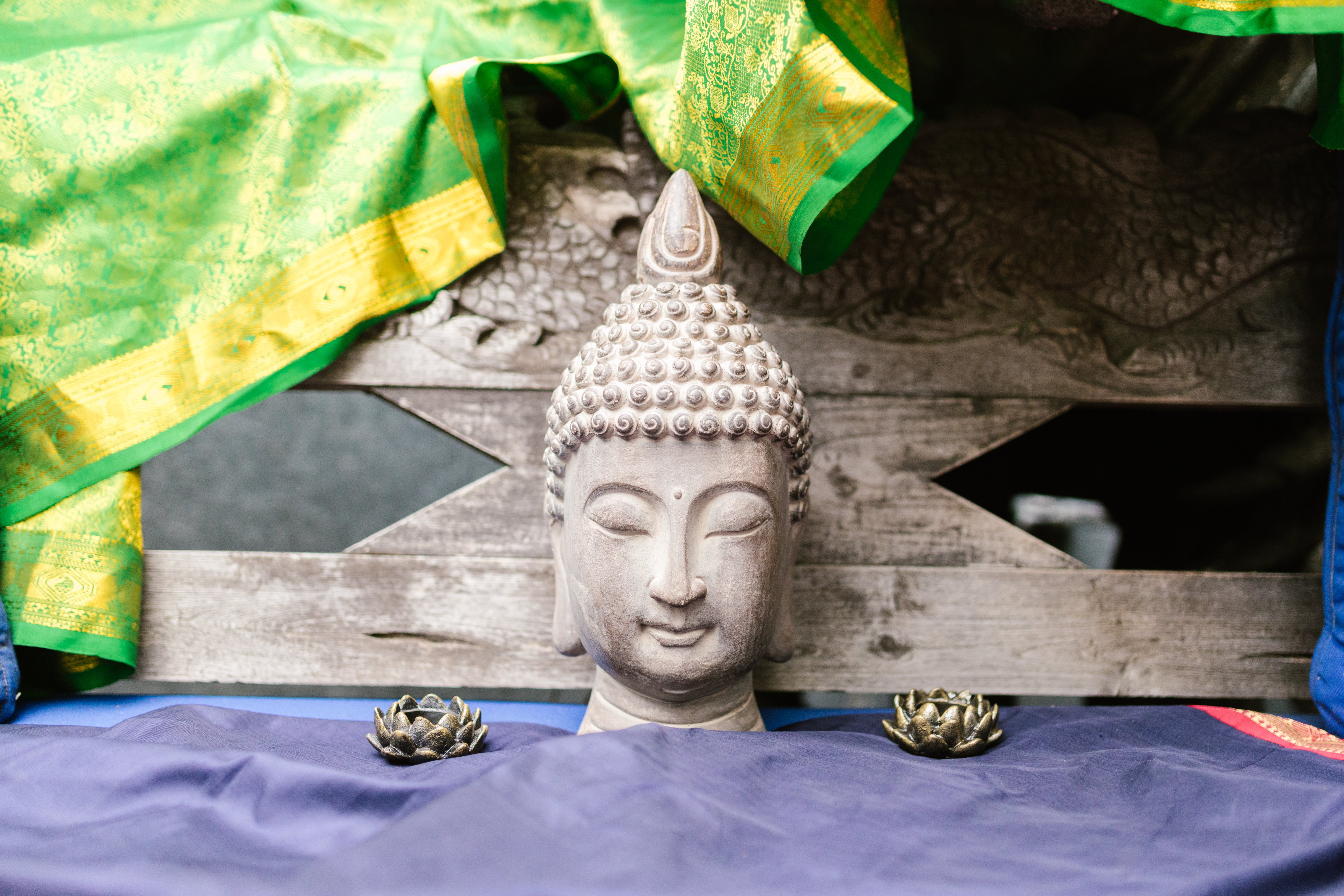 6206x4137 A Little Buddha in the Garden · Free