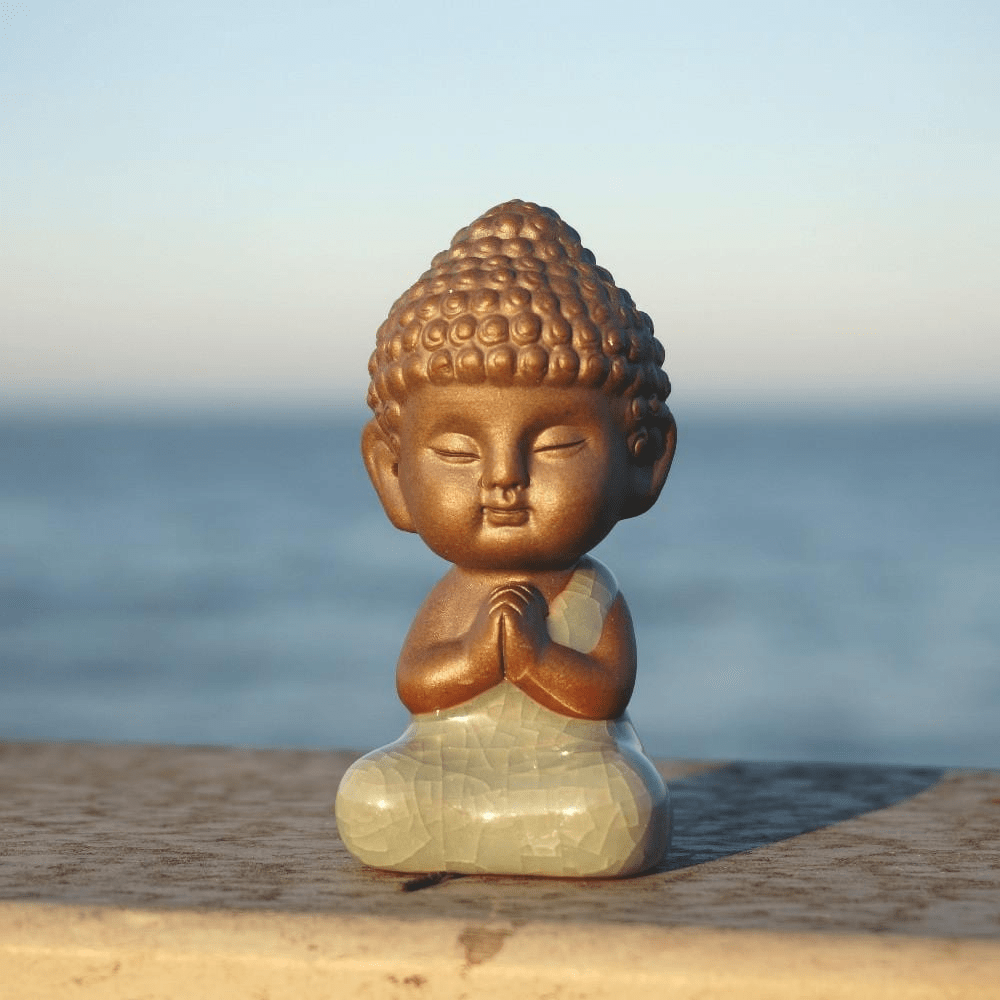 1000x1000 Mini Buddha Statue in Ceramic