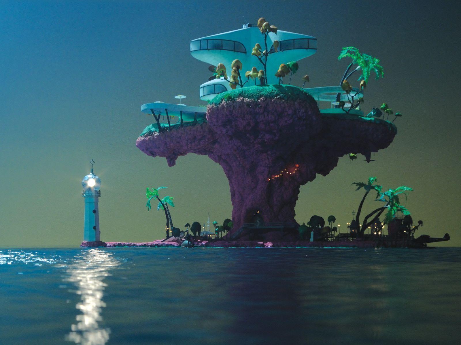 1600x1200 Gorillaz Plastic Beach Wallpaper