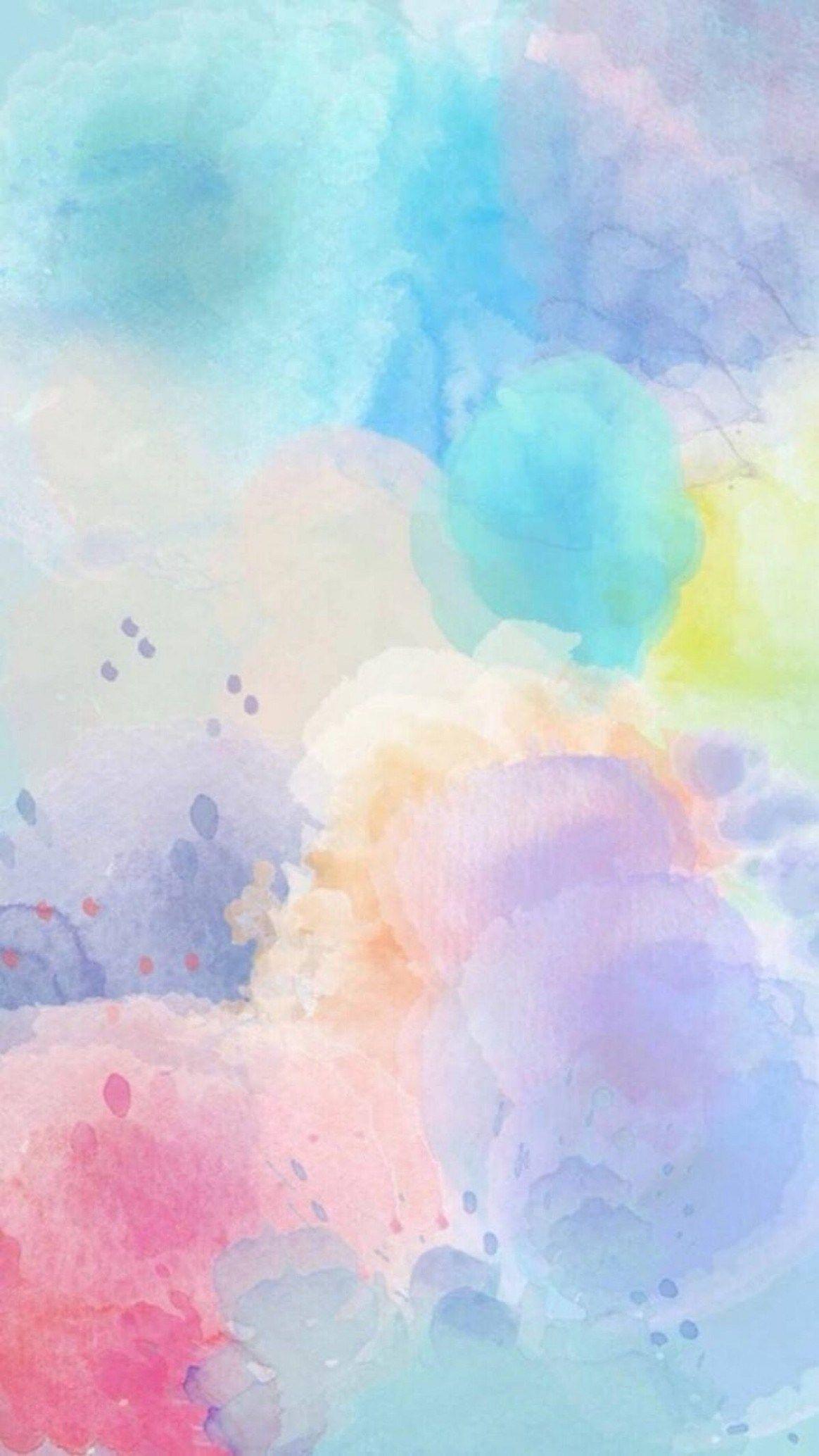 1164x2068 Watercolor iPhone Wallpaper