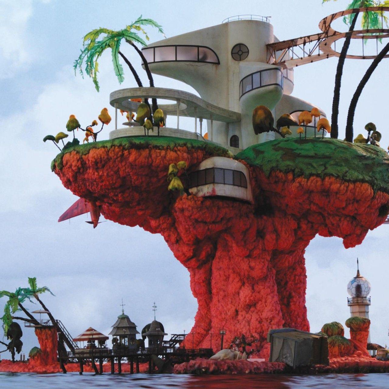 1280x1280 Gorillaz Plastic Beach Wallpaper