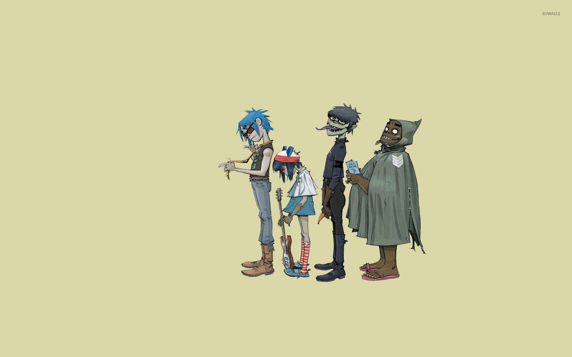 1920x1200 Plastic Beach wallpaper