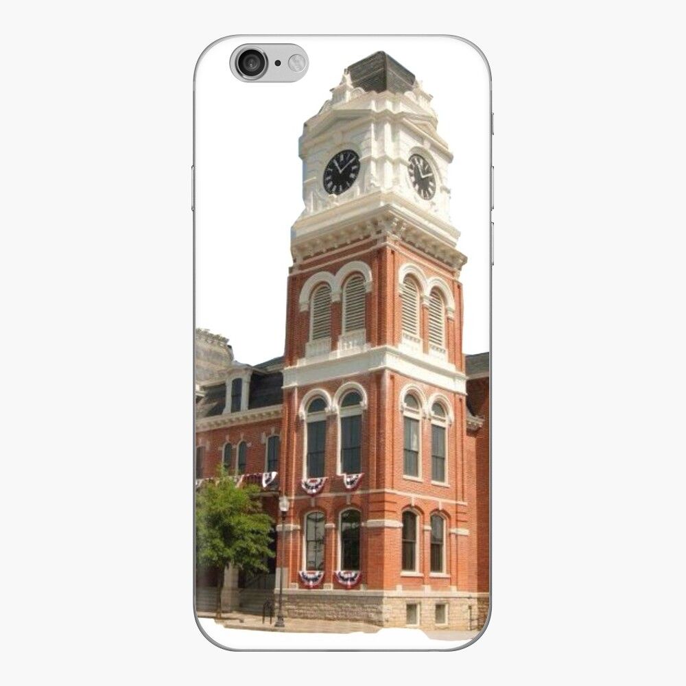 1000x1000 Mystic falls clock tower iPhone Wallet