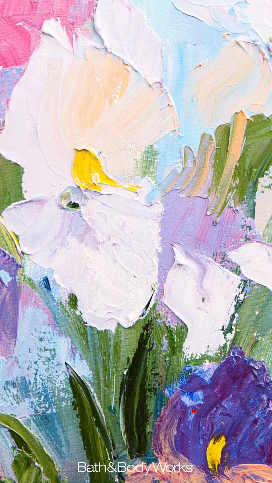 1080x1920 Watercolor Floral iPhone Wallpaper. SECRET: Bath & Body