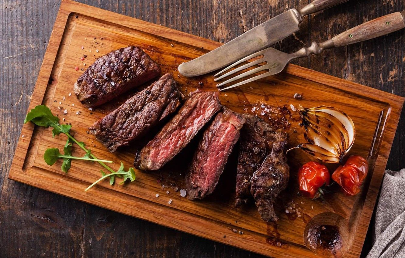 1332x850 Wallpaper Meat, Steak, Grill