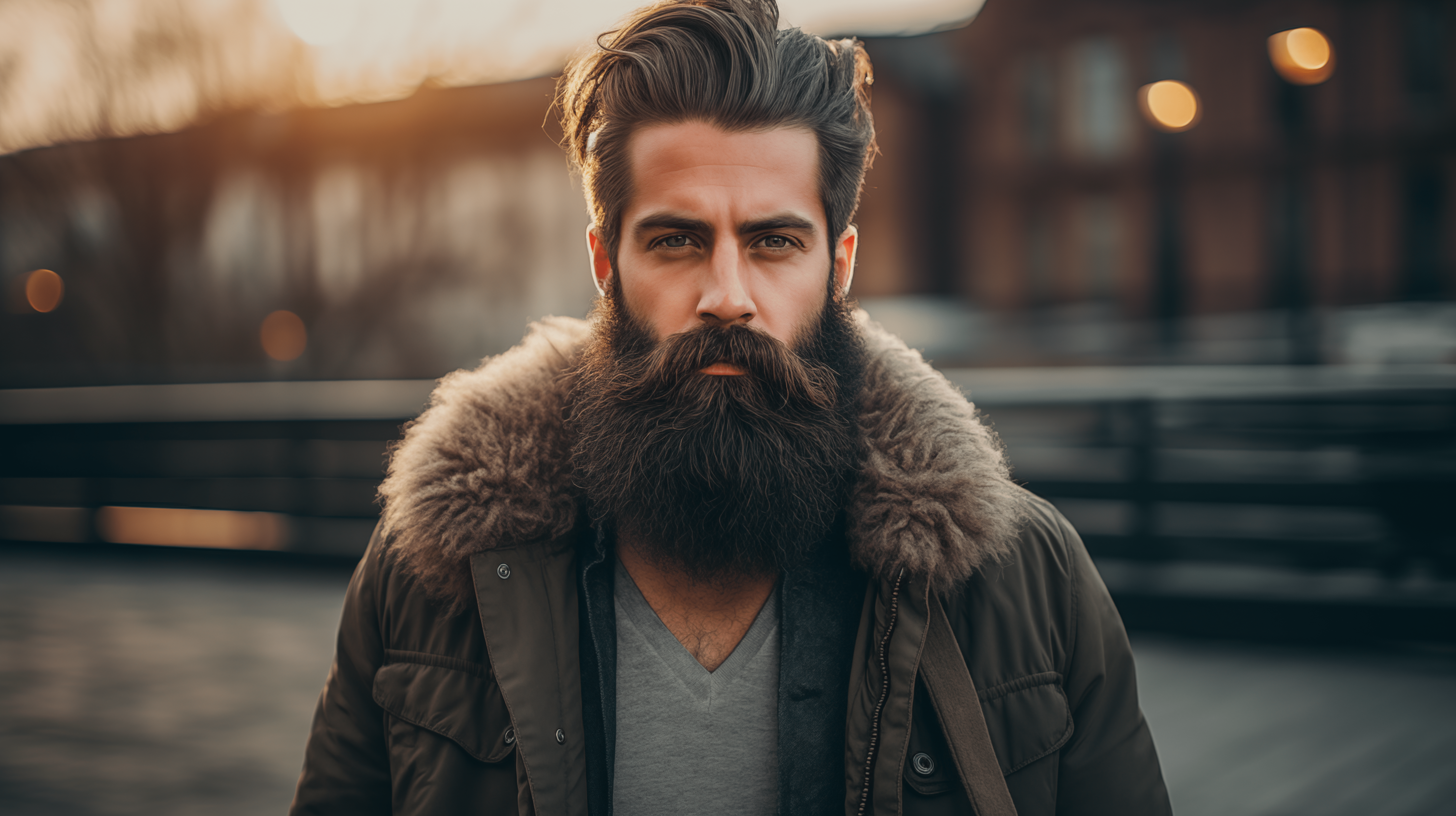 5824x3264 Bearded Man HD Wallpaper