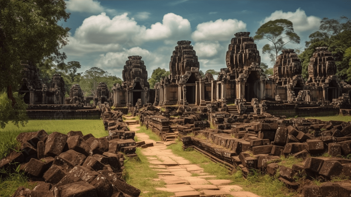 1200x673 Cambodia Background, Angkor Ruins