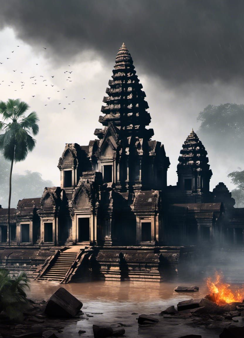 832x1152 PostApocalyptic: Siem Reap, Cambodia