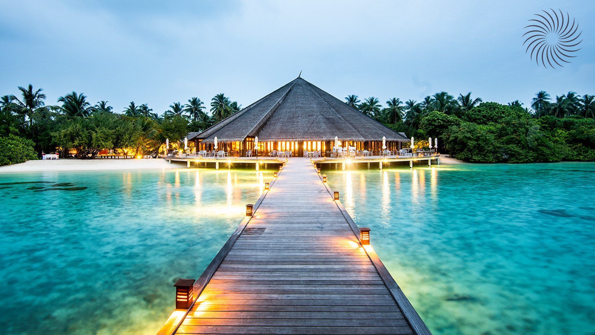 1920x1080 Stunning Maldives Beach Virtual