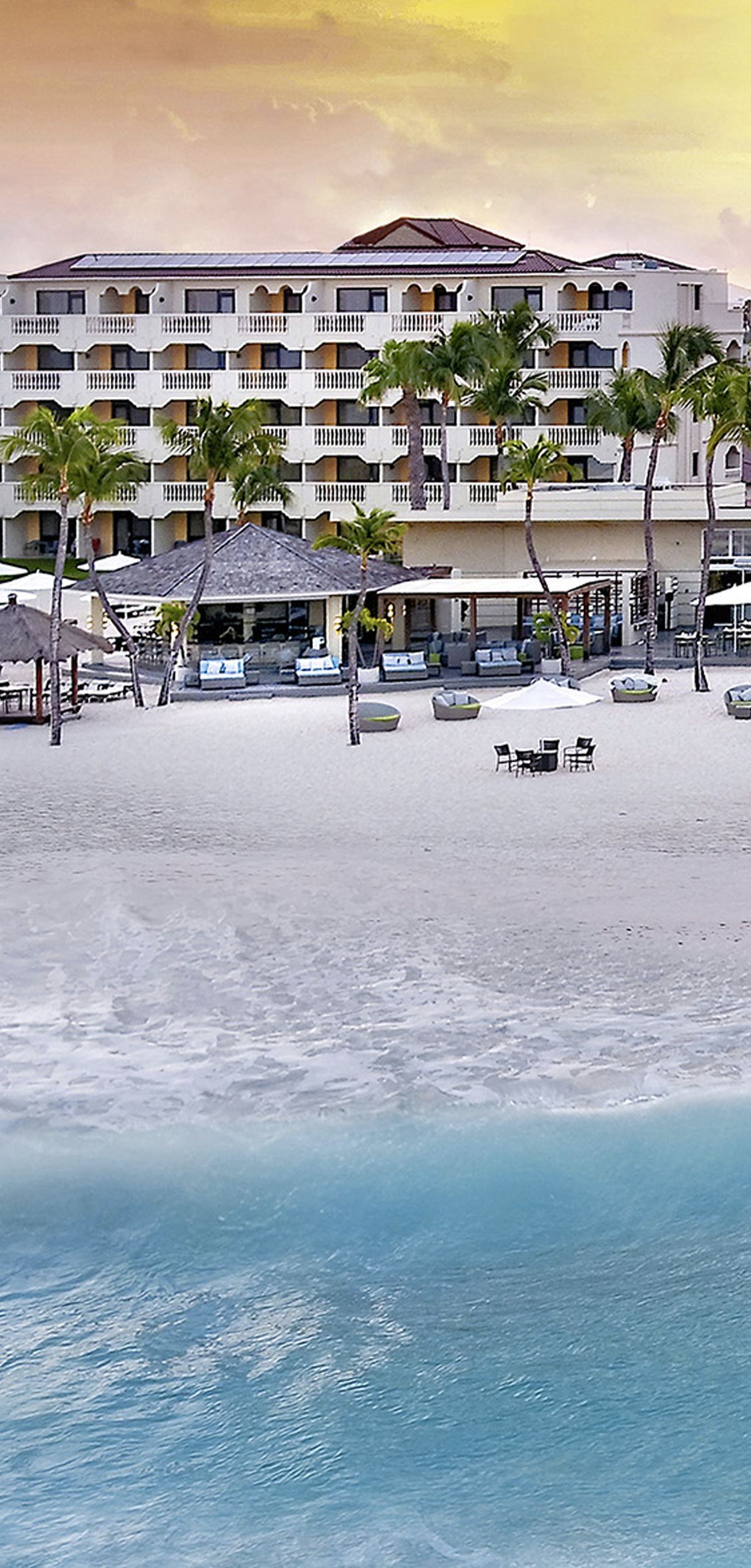 1125x2346 Wallpaper. Bucuti and Tara Beach Resort