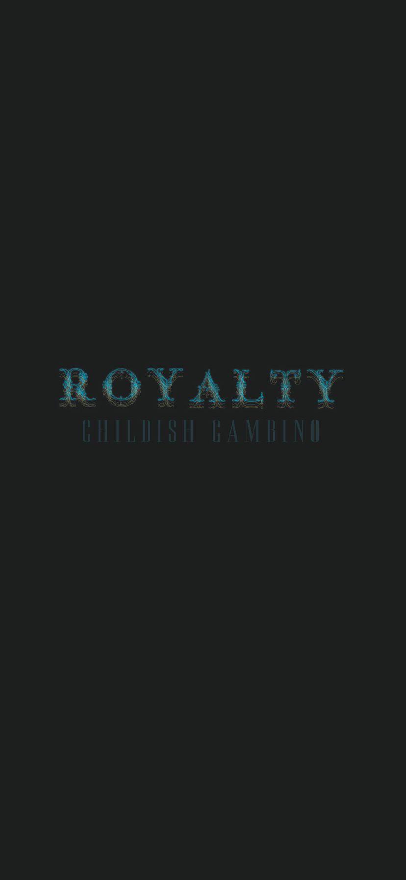 828x1792 Childish Gambino- Royalty Wallpaper