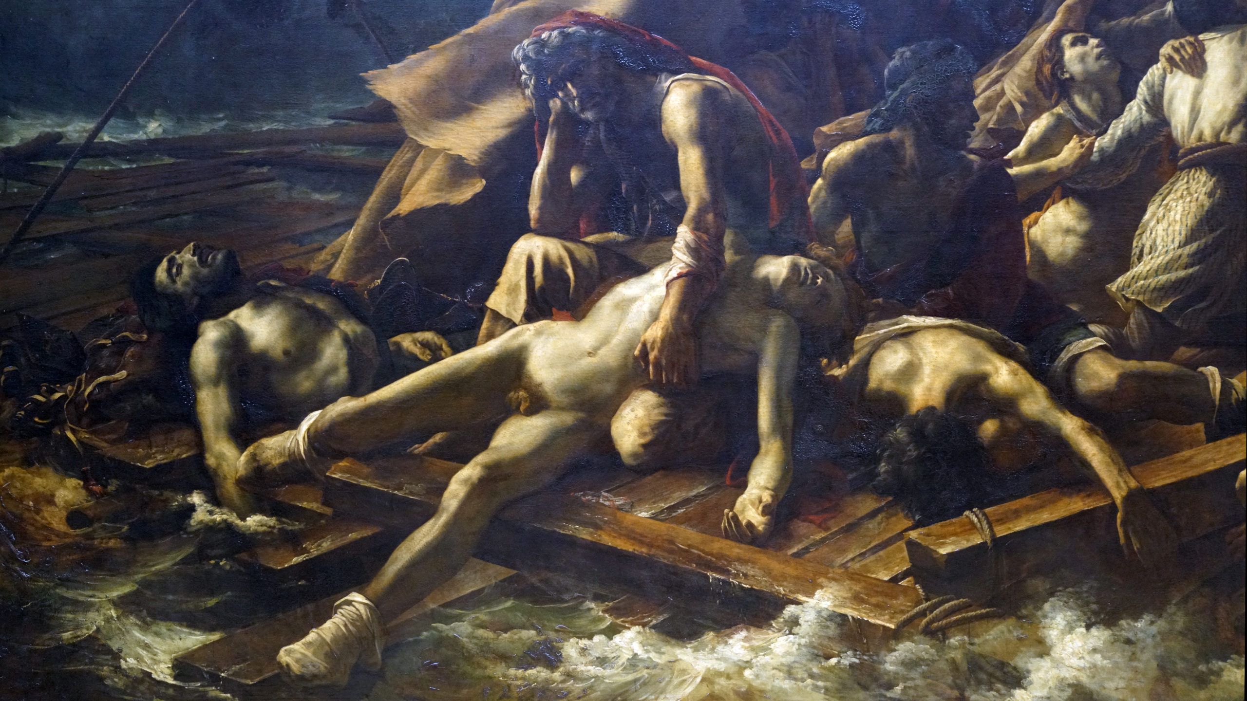 2560x1440 Théodore Géricault, Raft of the Medusa
