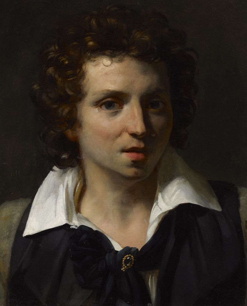 849x1050 Portrait of a Young Man by Théodore