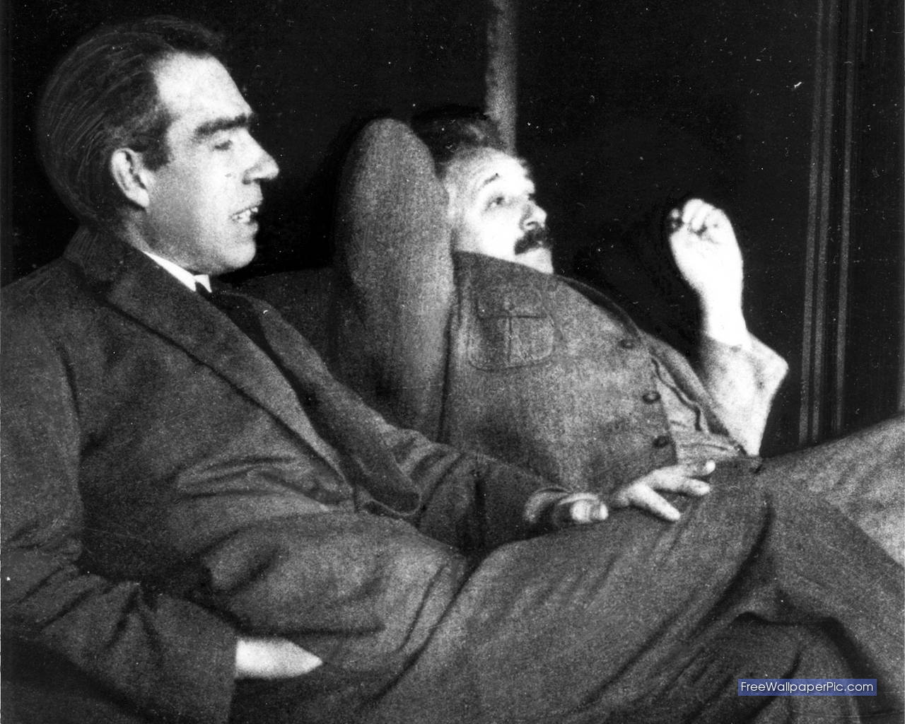 1280x1024 Historical Wallpaper: Niels Bohr 1885