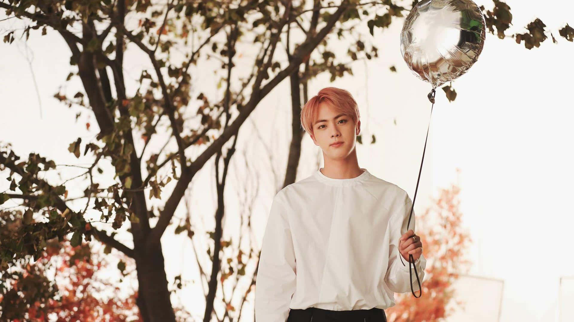 1920x1080 Jin BTS show off his bright personality