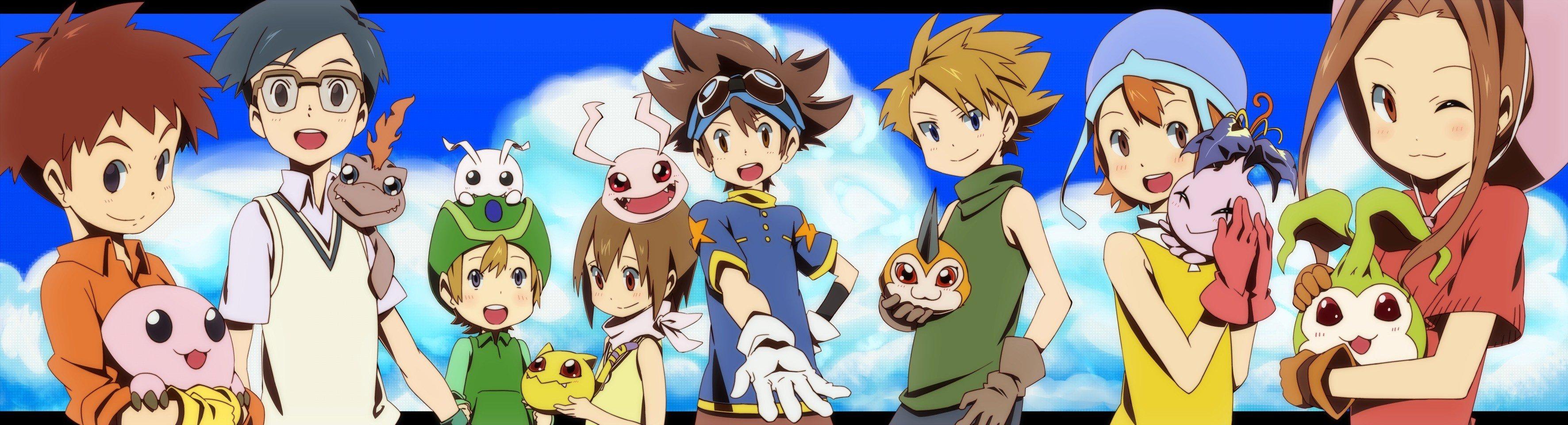 3544x960 digimon wallpaper. Download HD Wallpaperhd