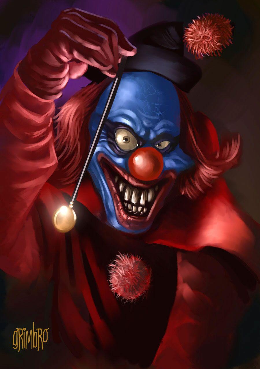 900x1278 Digital Drawing: 50 Scary Clowns that Will Haunt in Your