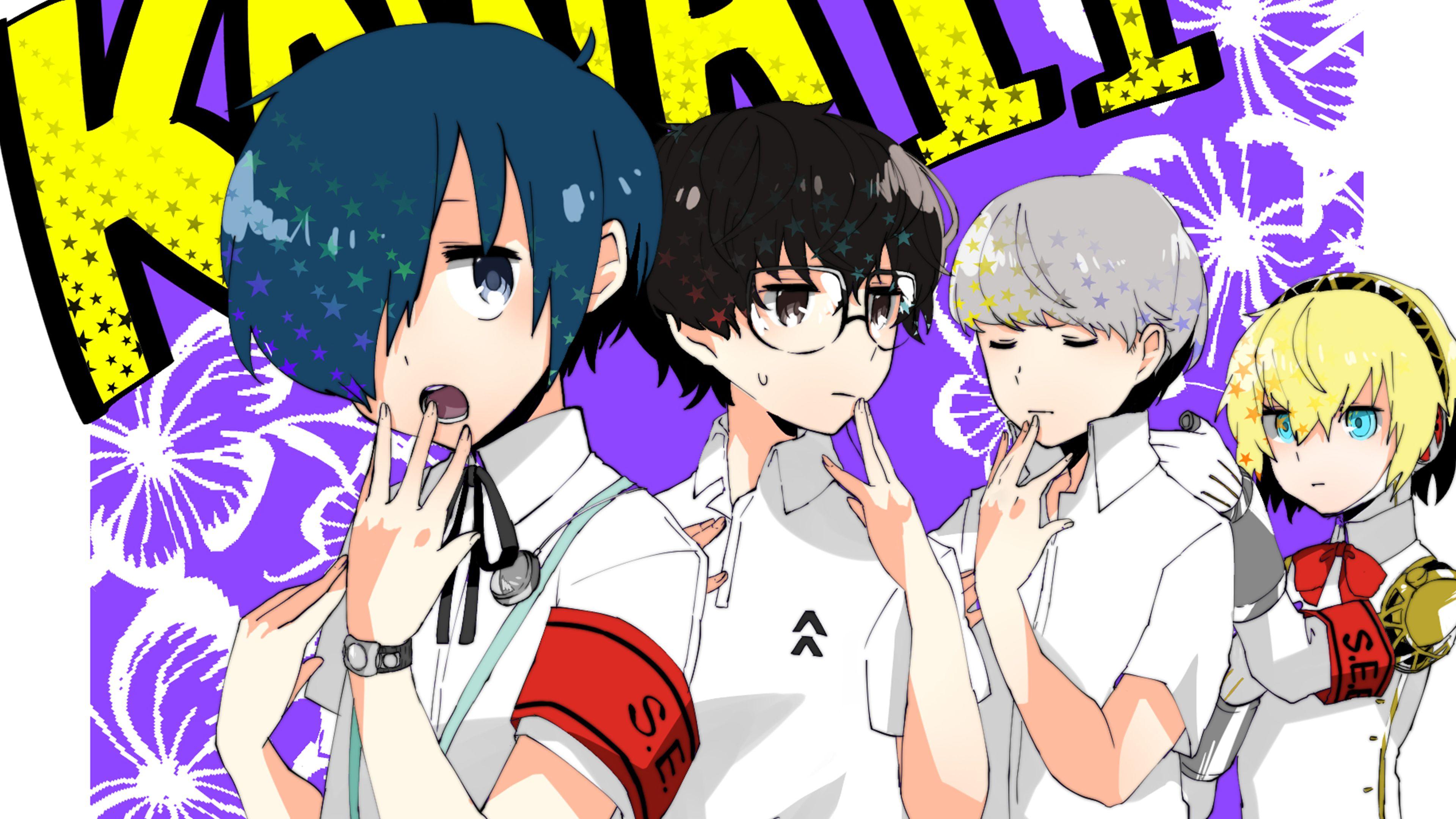 3840x2160 3840x2160 Akira Kurusu, Persona Minato Arisato