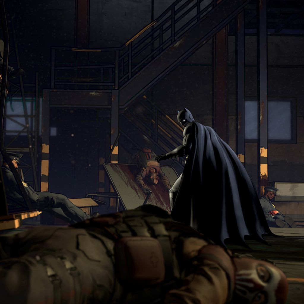 1024x1024 Mobile wallpaper: Batman, Video Game