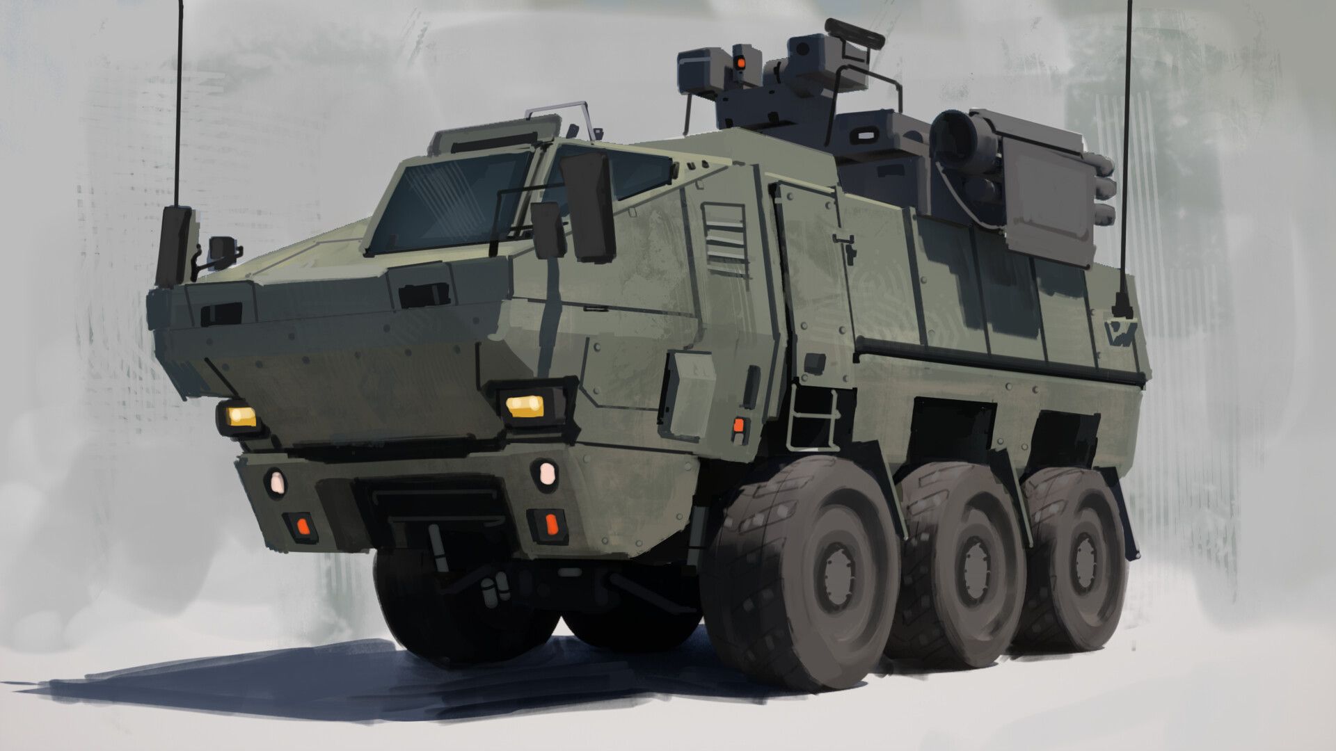 1920x1080 Military Truck