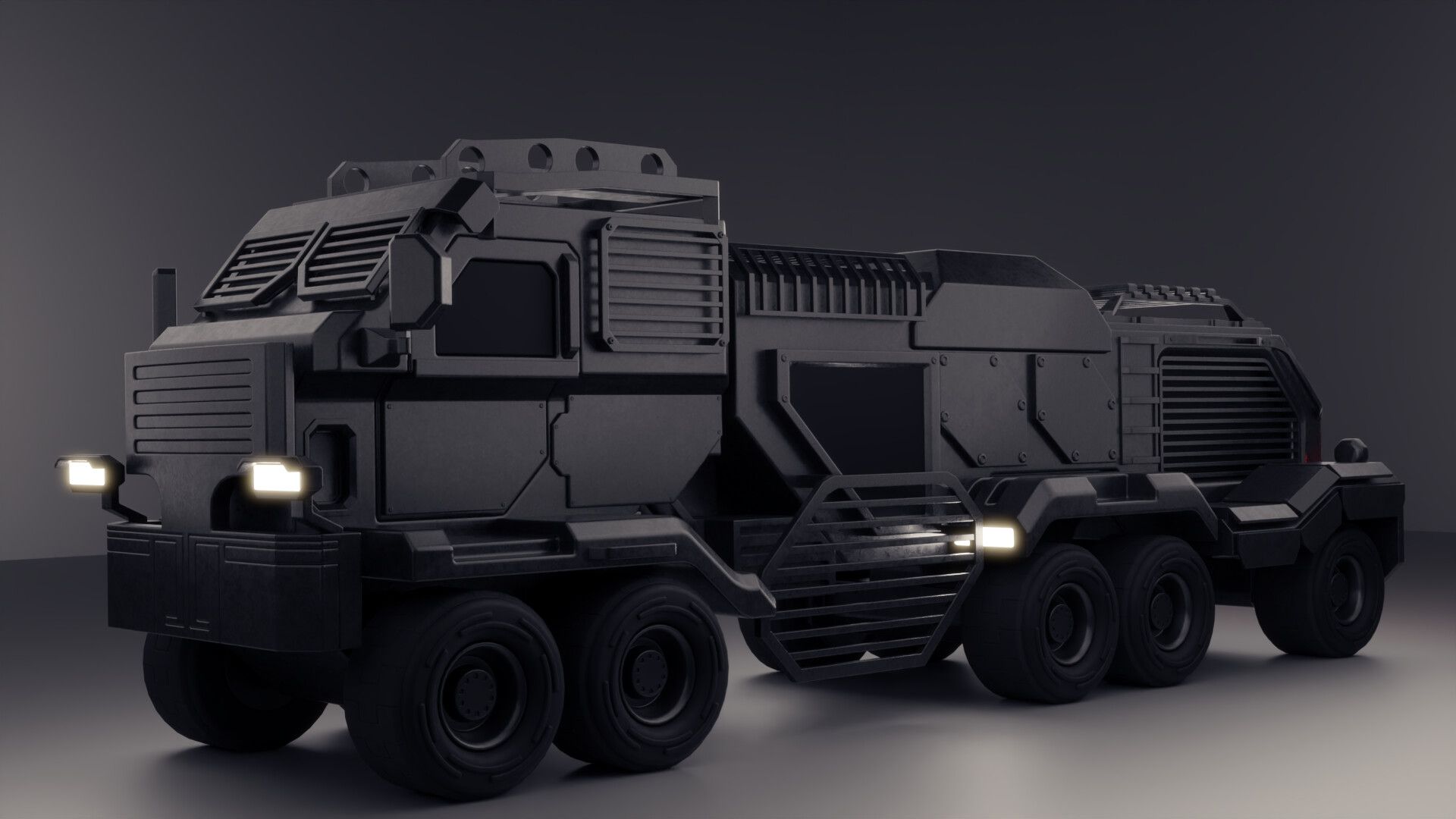 1920x1080 Scifi military truck