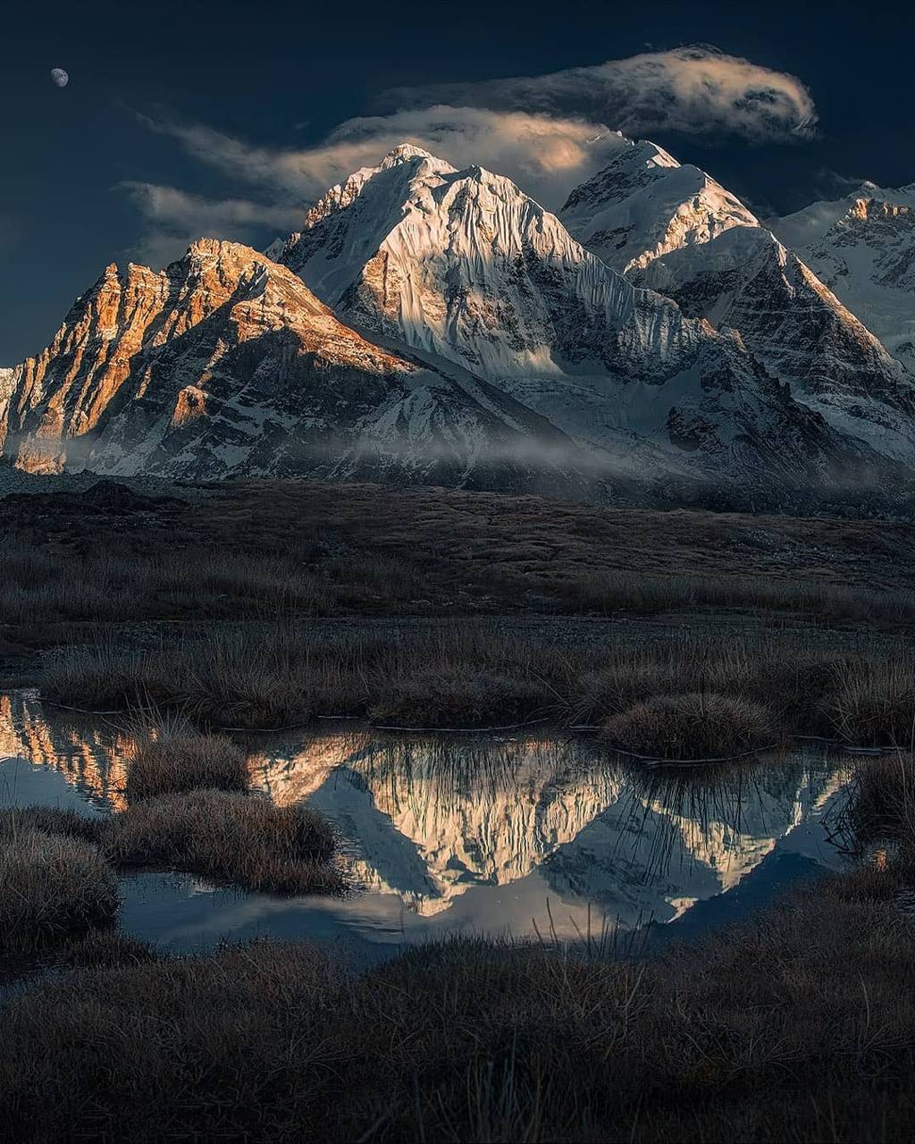 1024x1280 Kangchenjunga Wallpaper