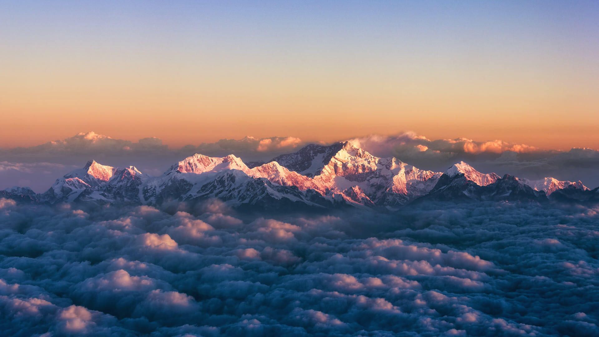 1920x1080 Kangchenjunga Wallpaper