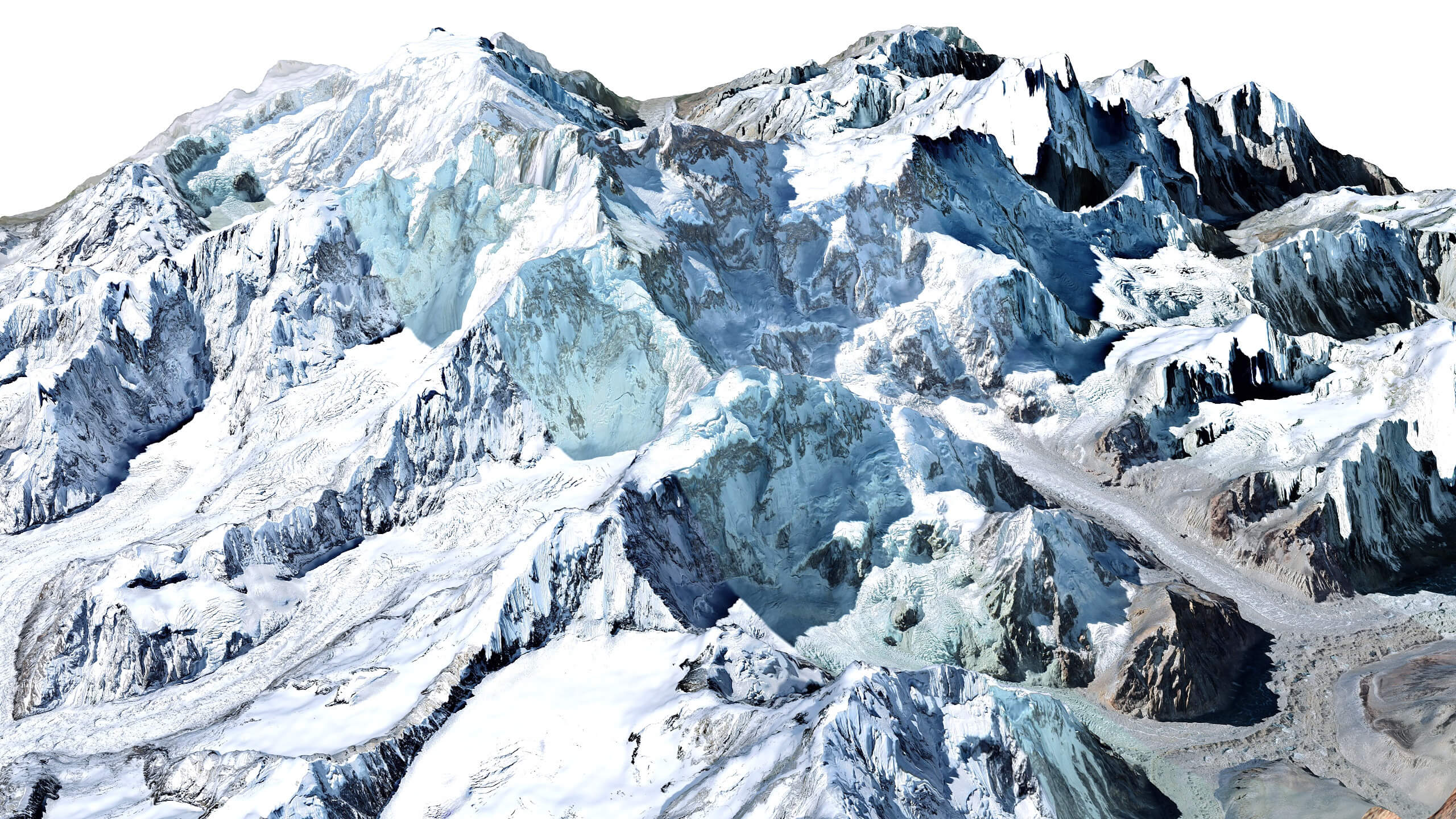 2560x1440 Kangchenjunga Mountain India Nepal