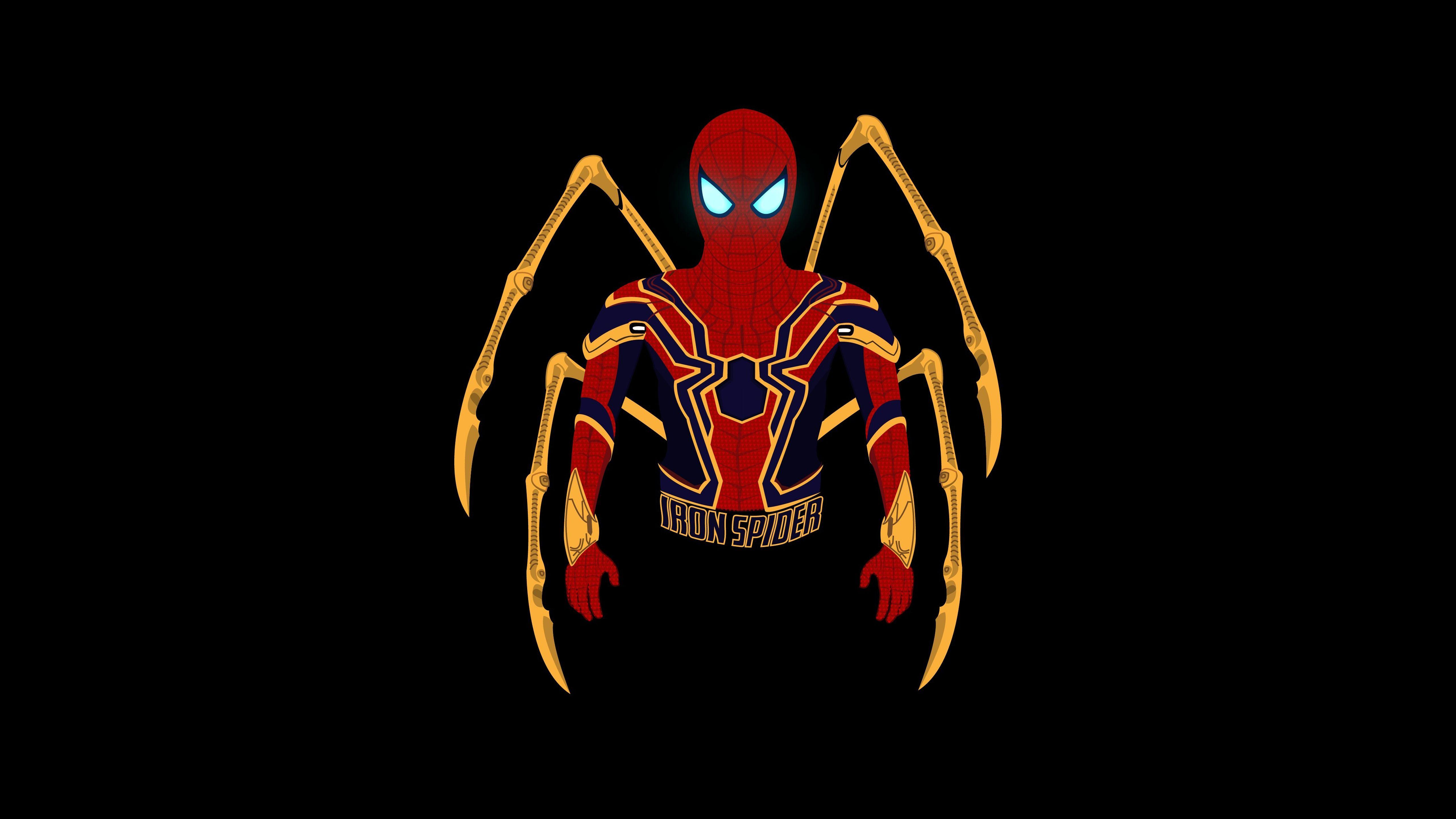 5120x2880 Iron Spider Artwork 5K Wallpaper