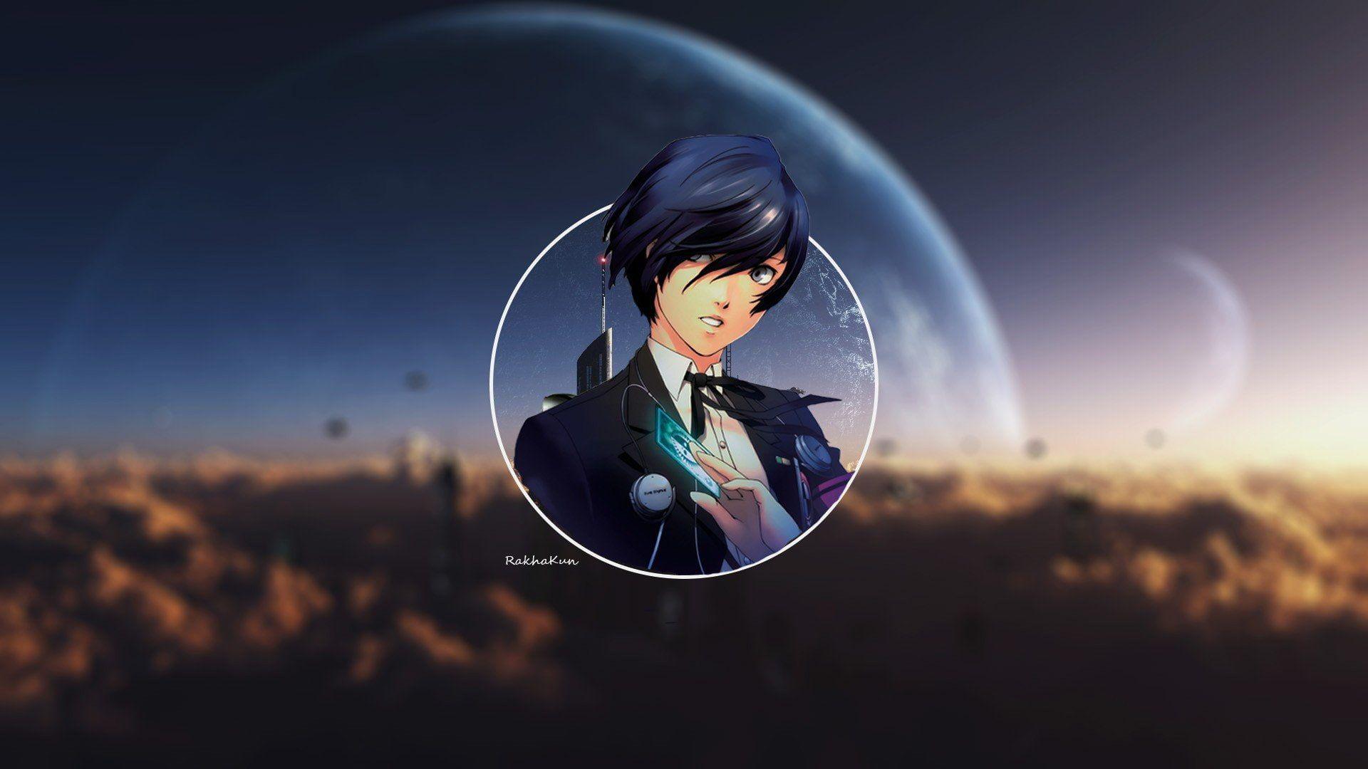 1920x1080 HD wallpaper: Persona 3 Anime Blue Koromaru Shinjiro Aragaki