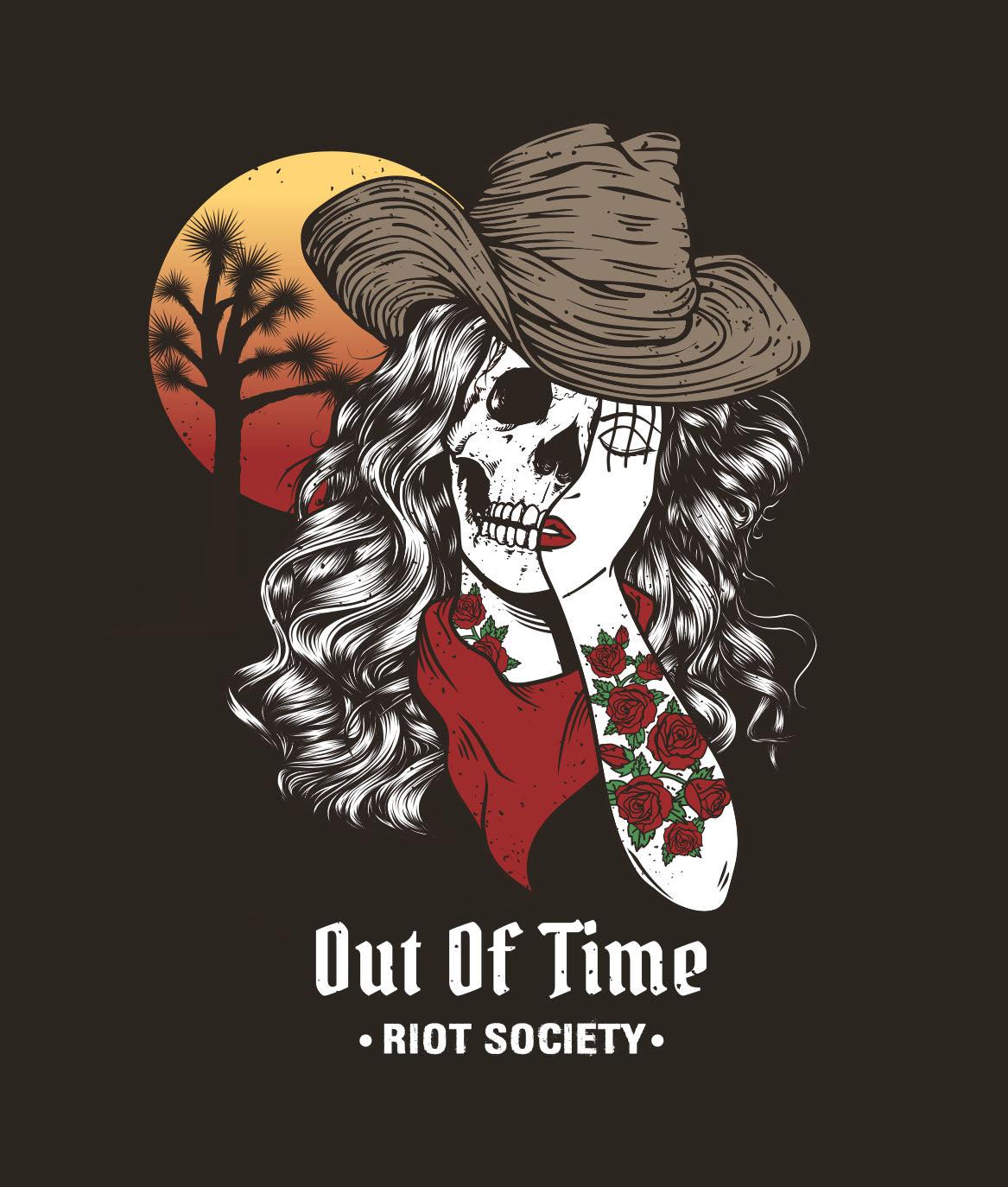 1167x1374 Out of Time Cowgirl Shame Womens Tee