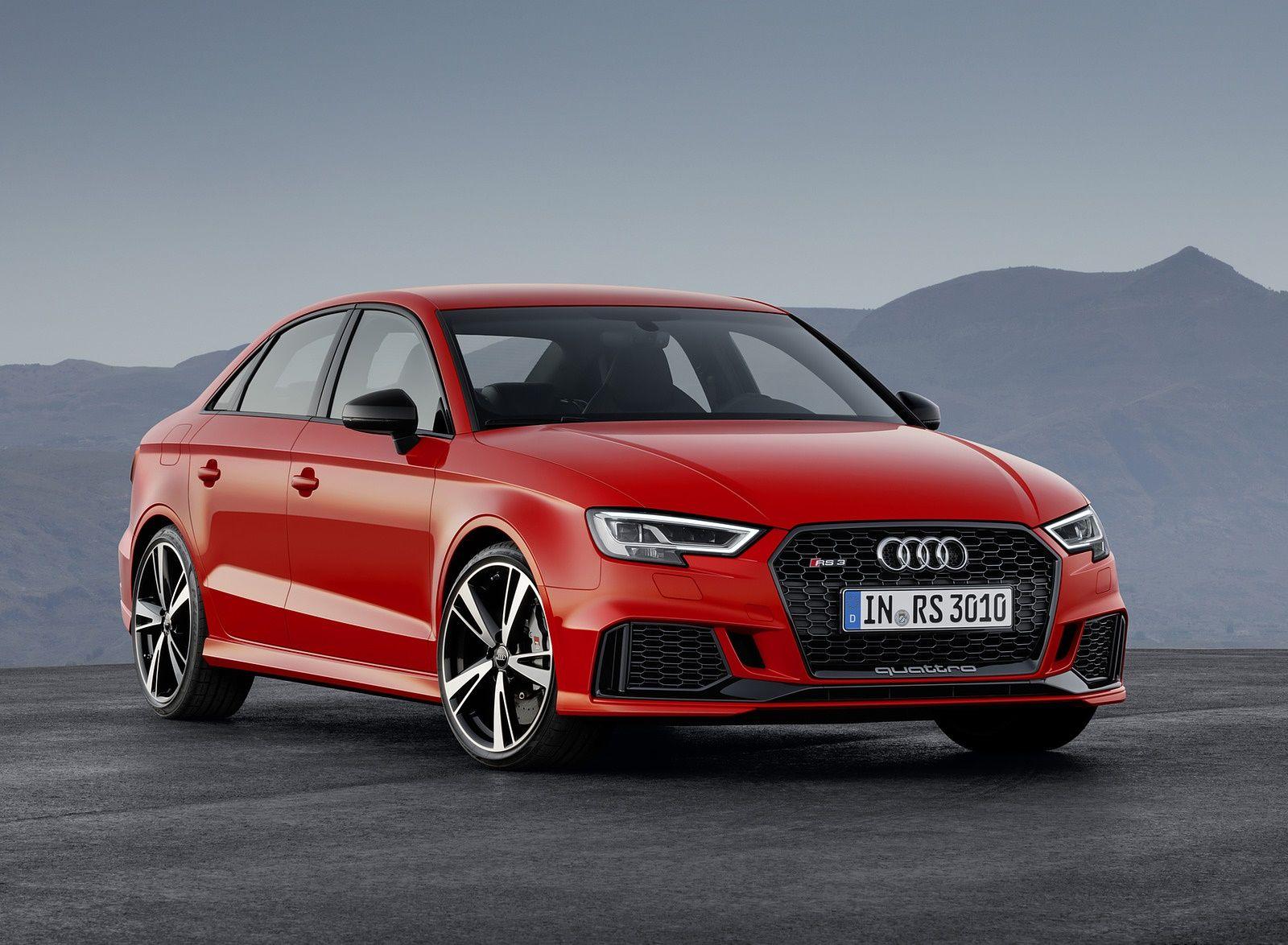 1600x1174 Audi RS3 Sedan (Color: Catalunya Red) Front Three