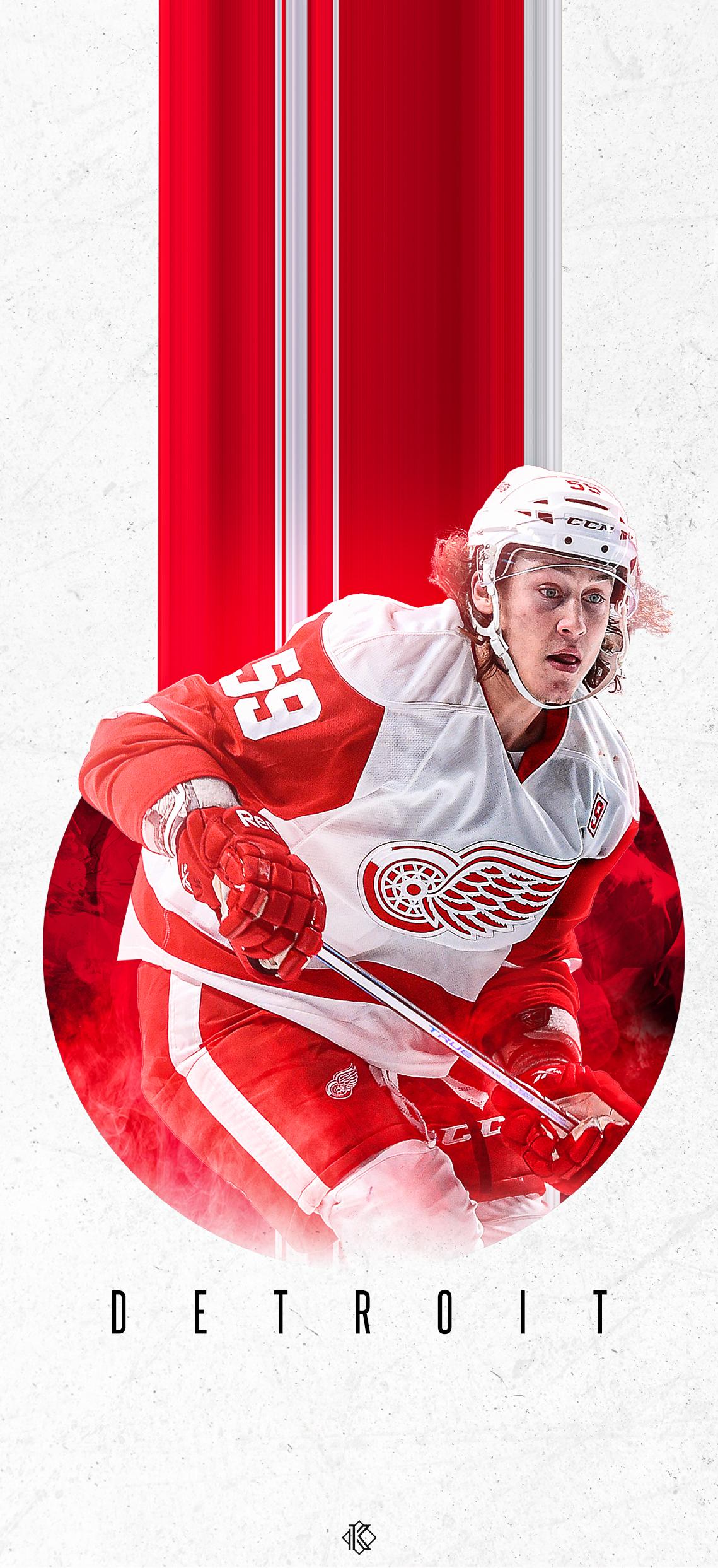1139x2486 Made a Red Wings phone wallpaper through each team and doing one player per team in this style! Hope you enjoy!