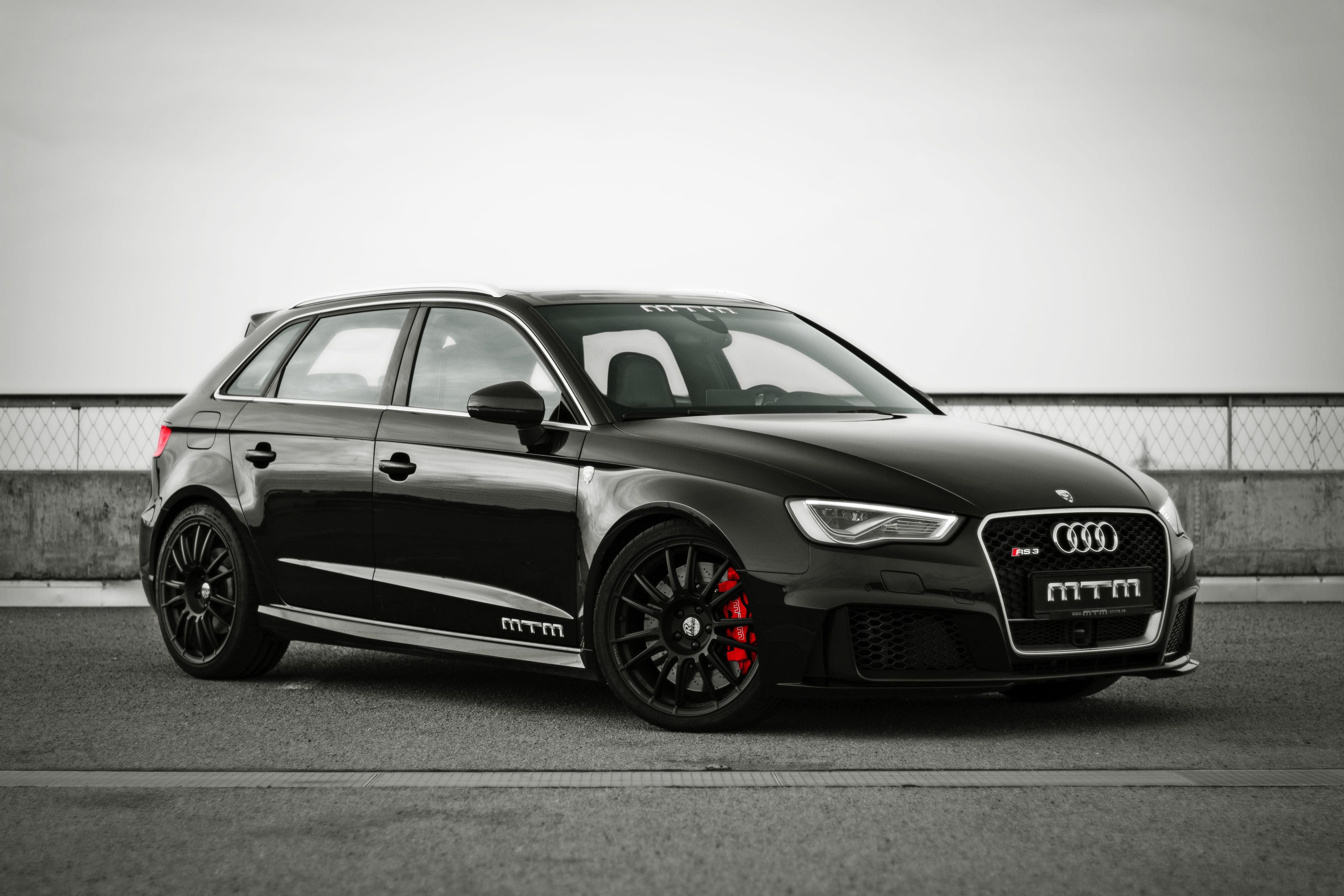 4096x2730 Black Audi RS3 HD wallpaper