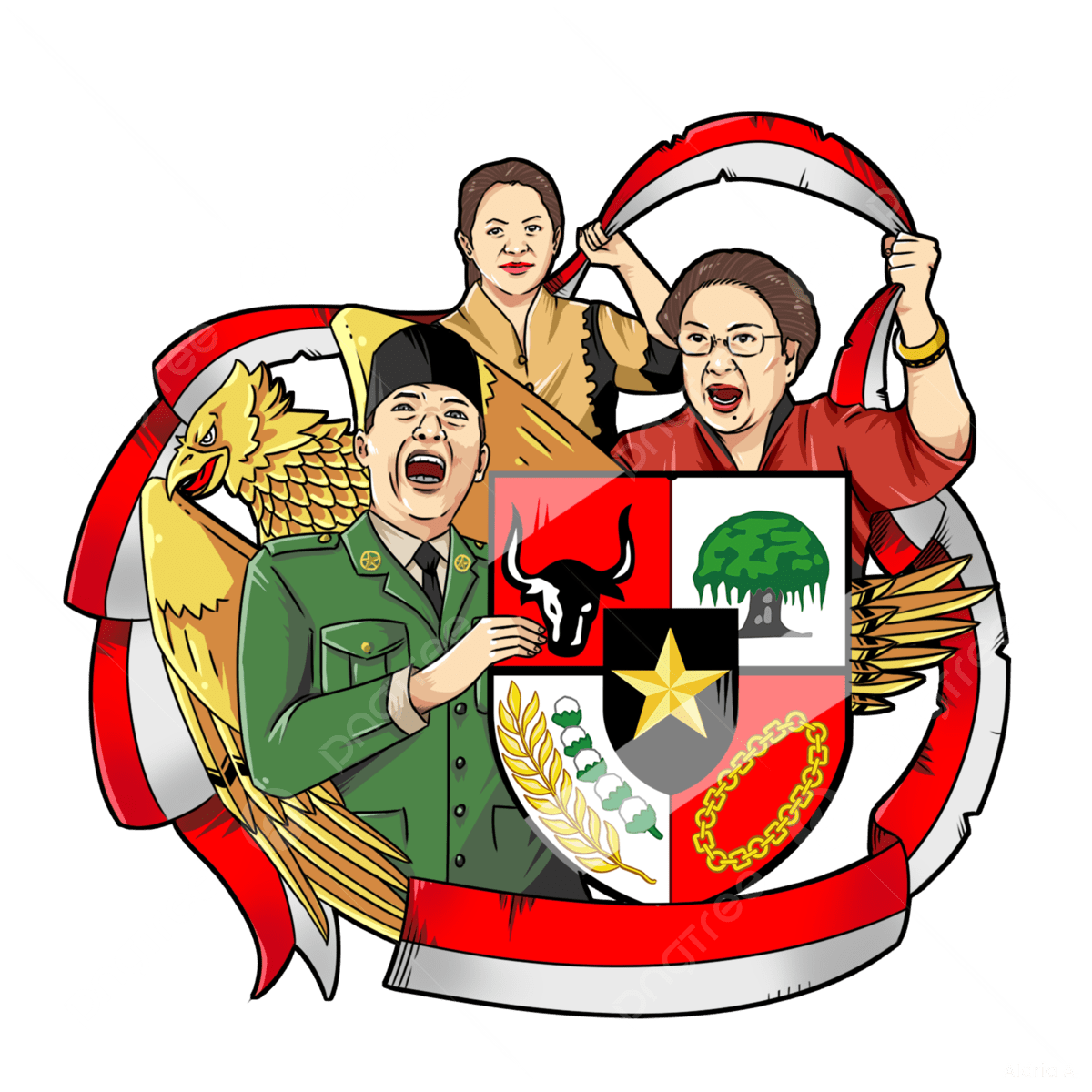 1200x1200 Megawati Soekarnoputri PNG Transparent
