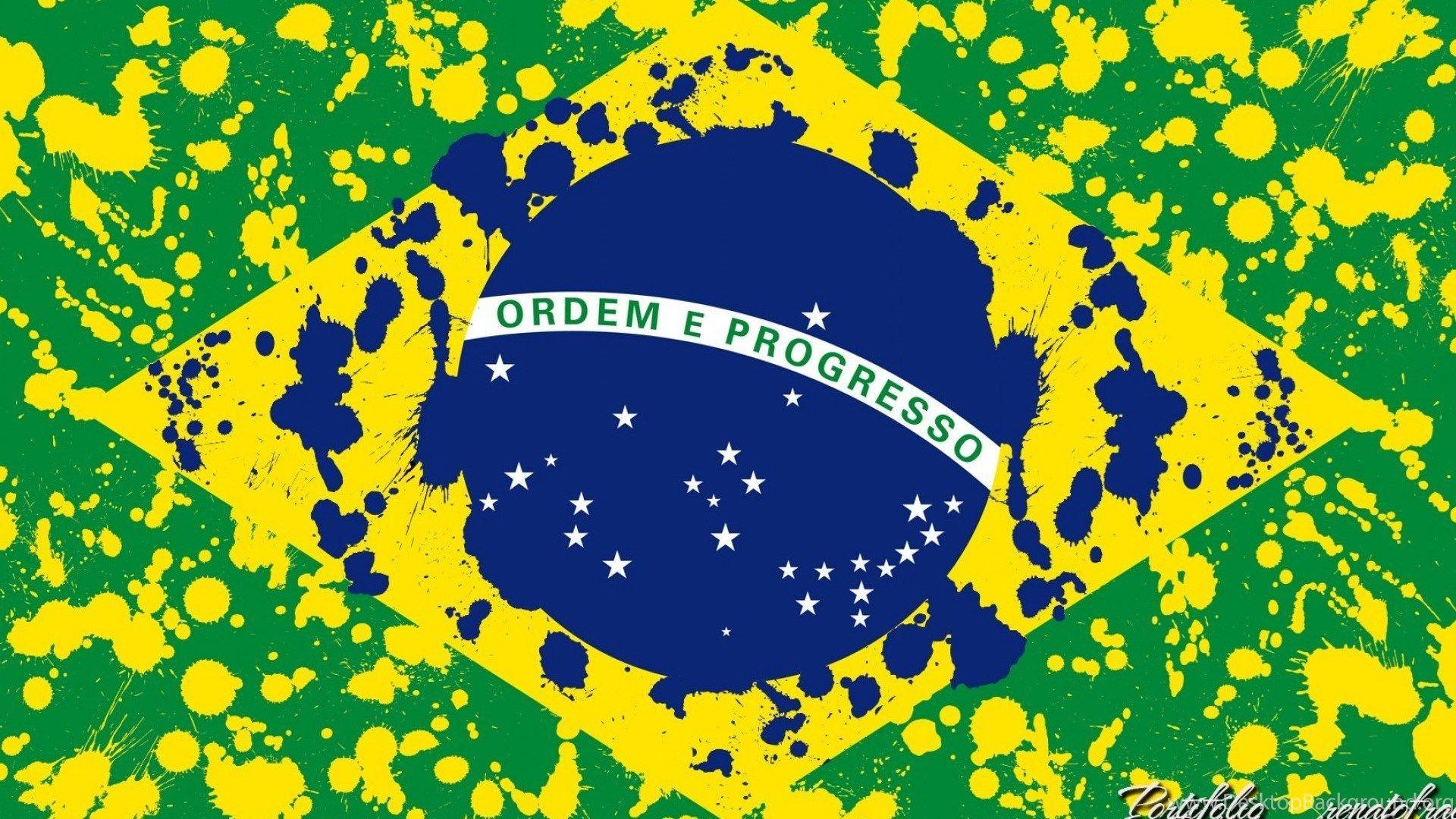 Brazil Flag Wallpaper 3d Image Num 78