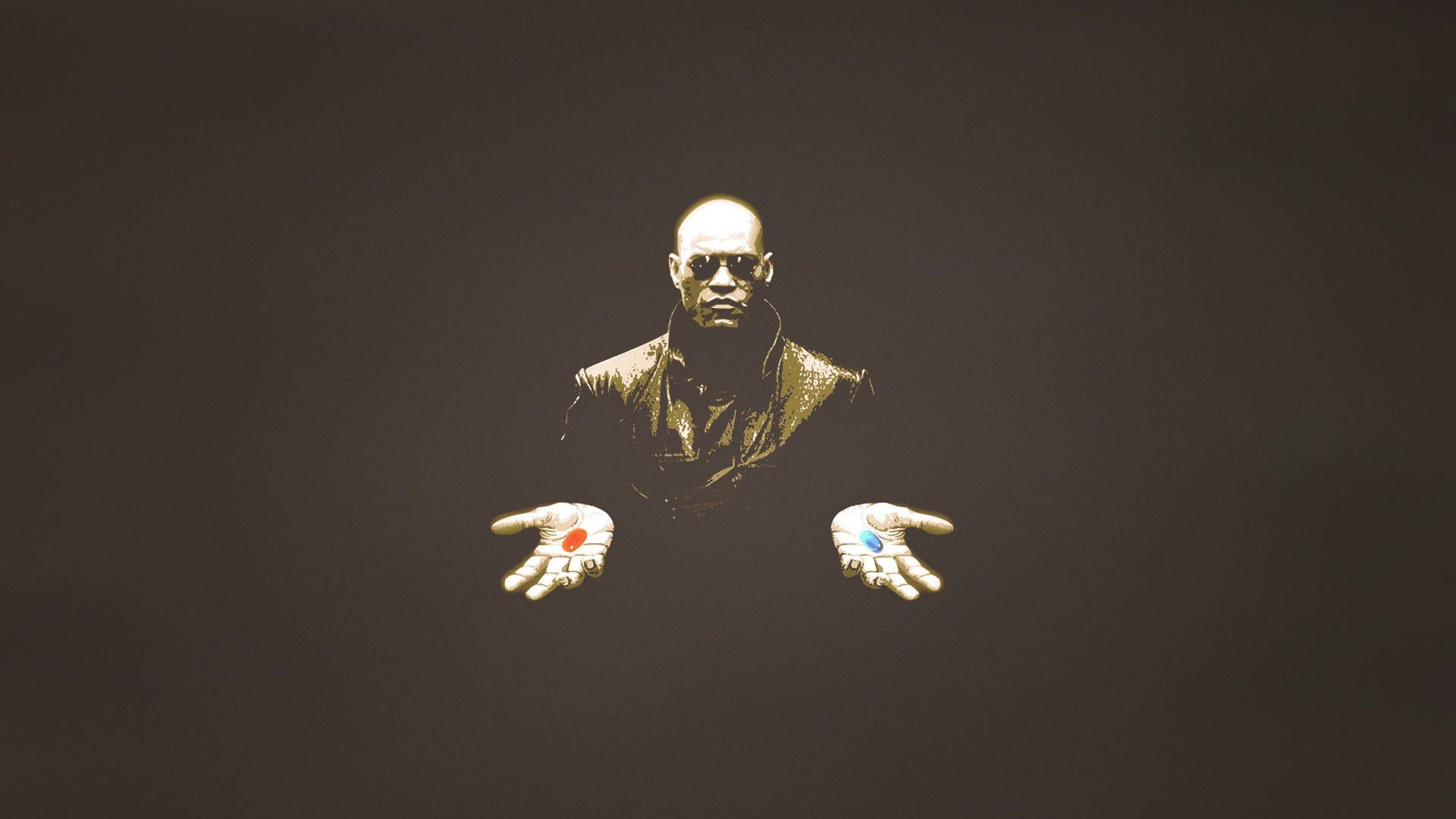 1920x1080 Download free The Matrix Morpheus Red