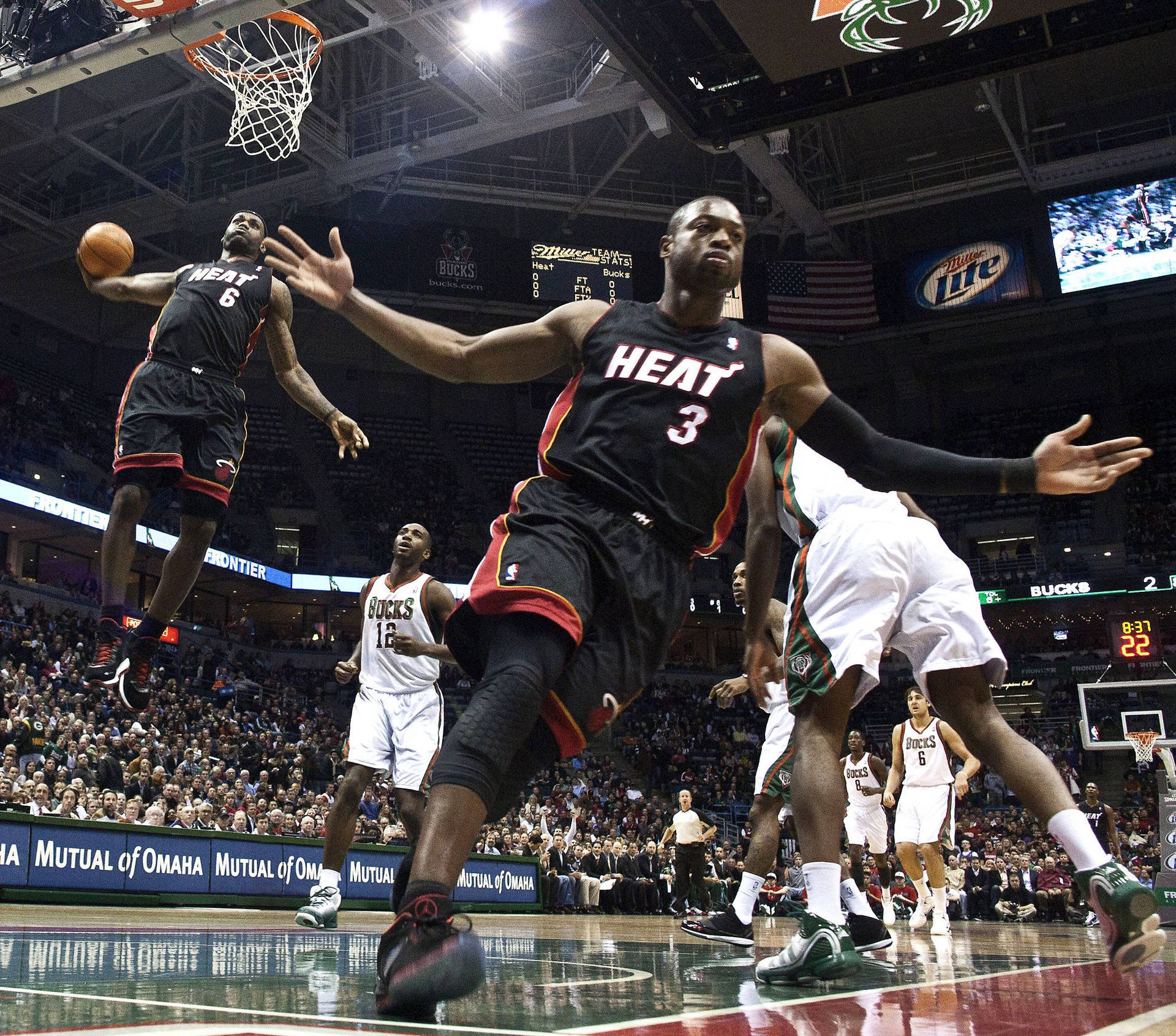 1920x1691 Slam Dunk Contest Dwyane Wade Wallpaper