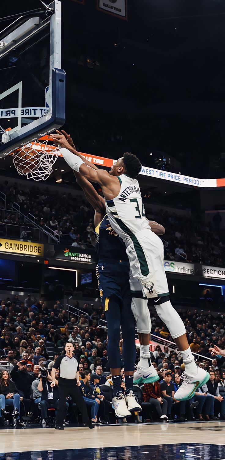 736x1500 Giannis Antetokounmpo Milwaukee Bucks HD wallpaper NBA poster dunk