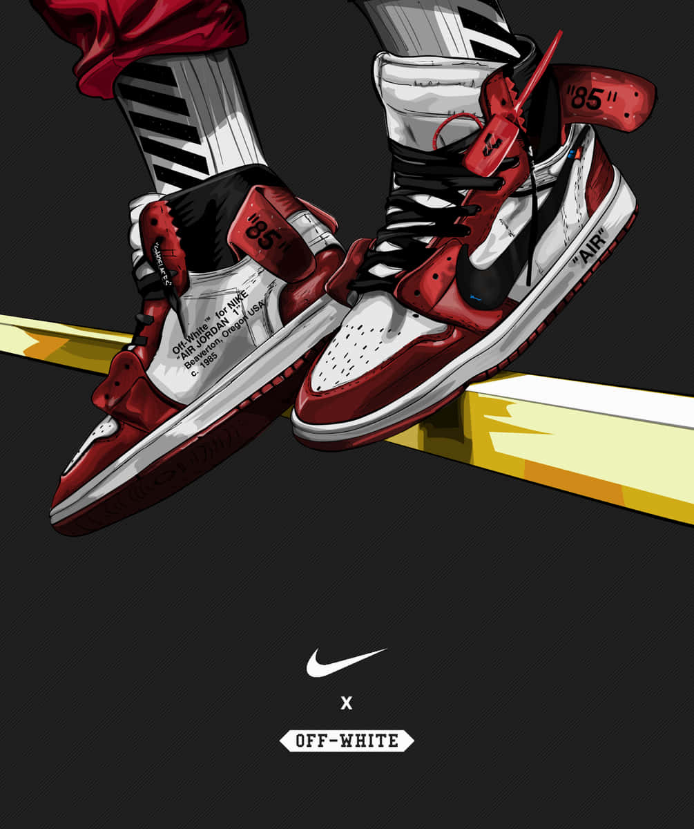1005x1200 Off White Jordan 1 Wallpaper