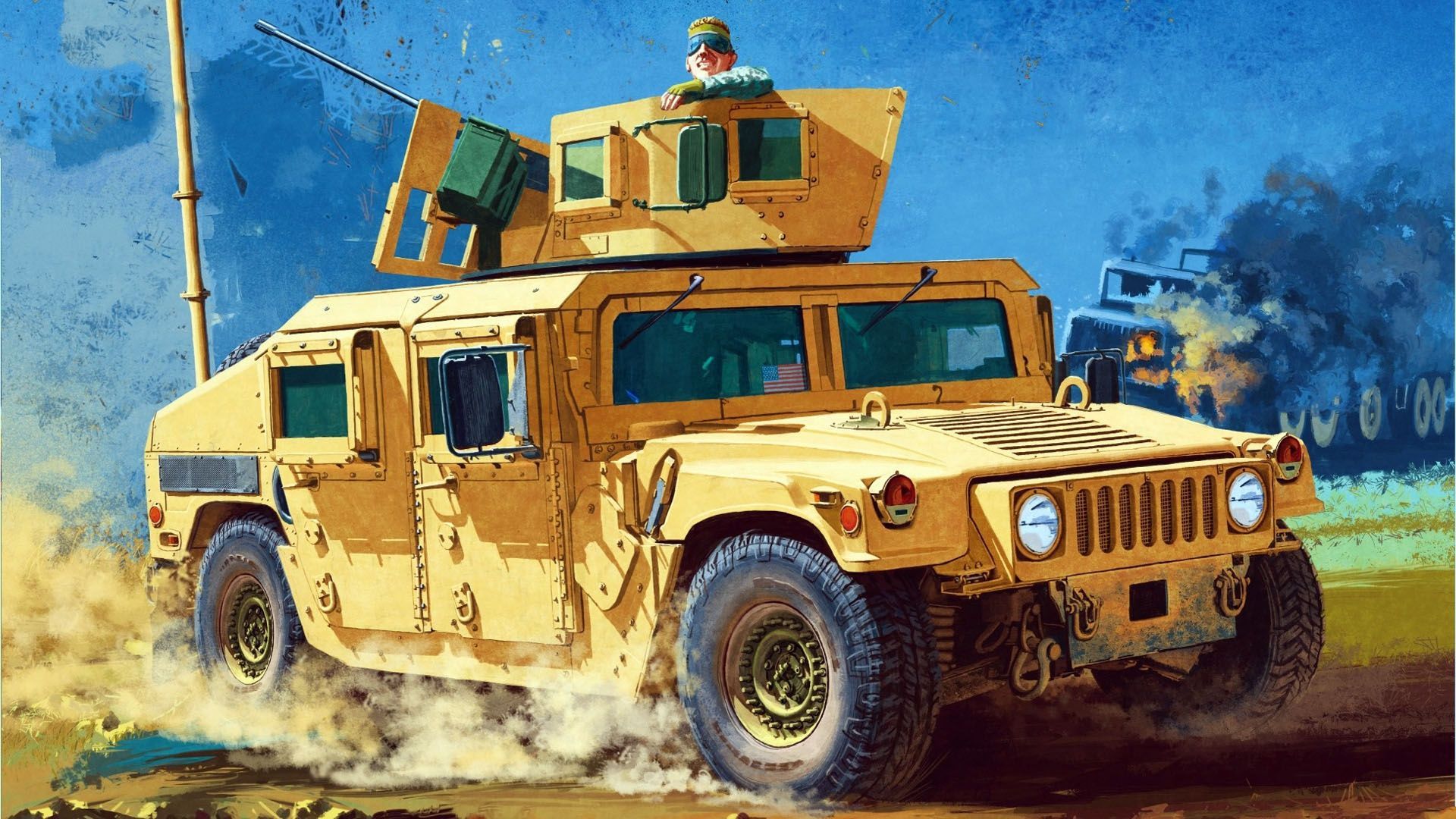 1920x1080 Military Vehicle HD Wallpaper