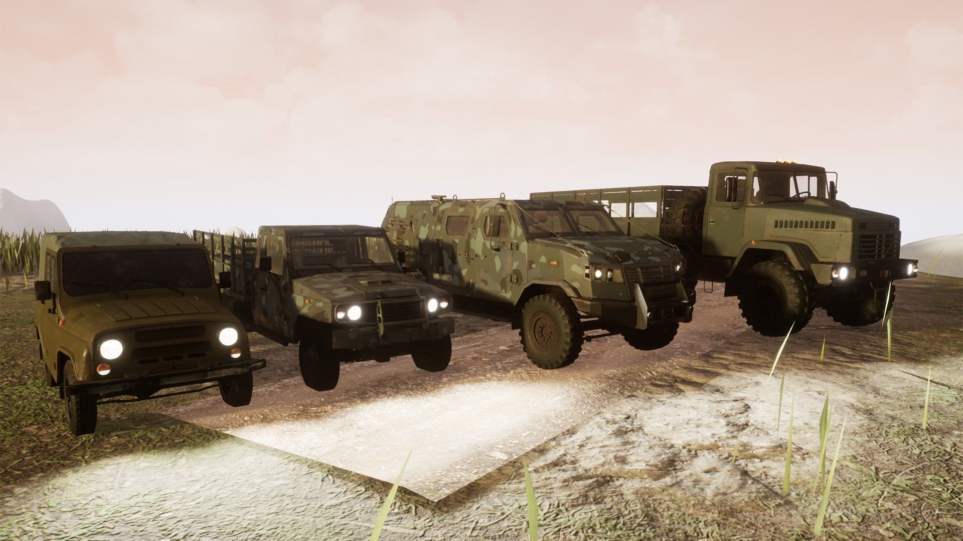 1920x1080 Military Vehicles Pack in Blueprints