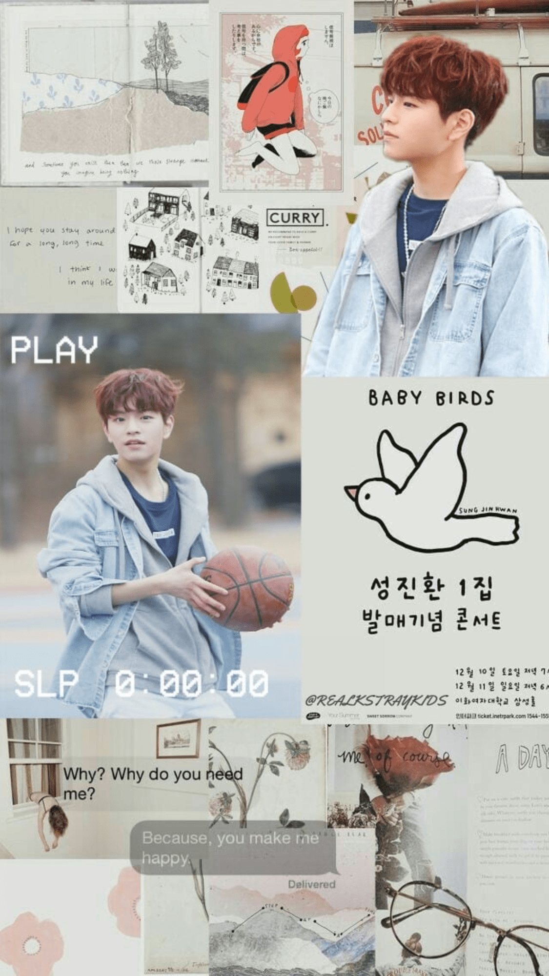 1125x2001 Cr. On pict. STRAYKIDS LOCKSCREEN