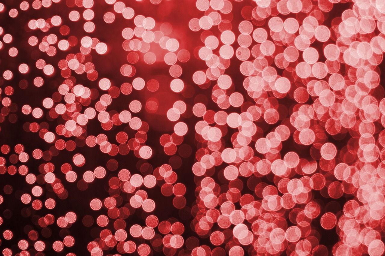 1280x853 Red Background Bokeh Christmas