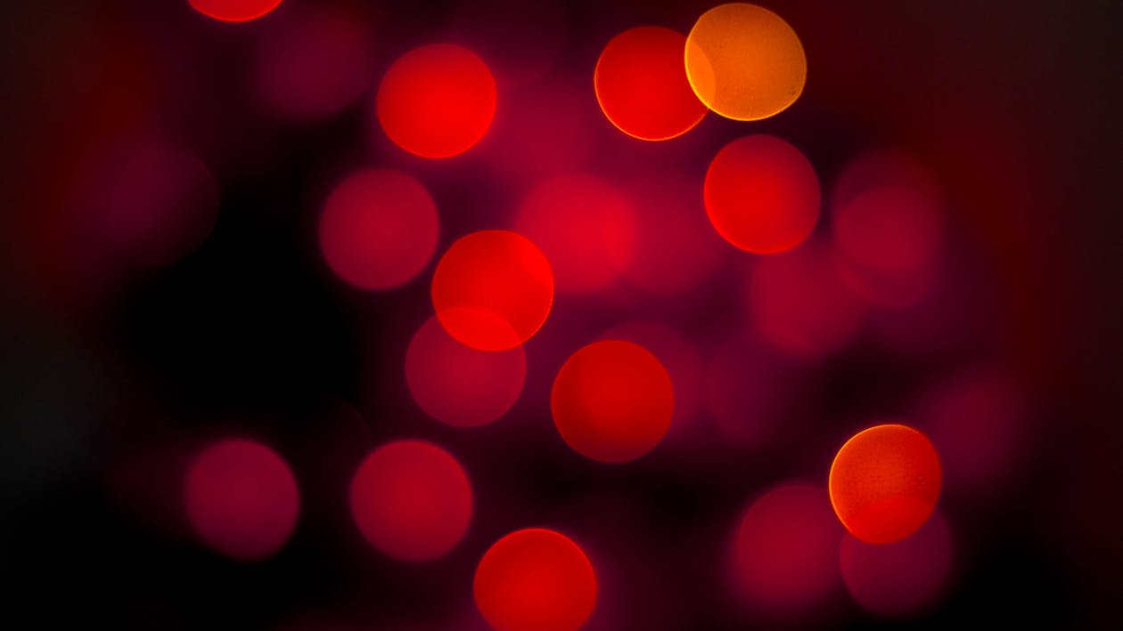 1260x709 Bokeh Photography of Red Lights · Free