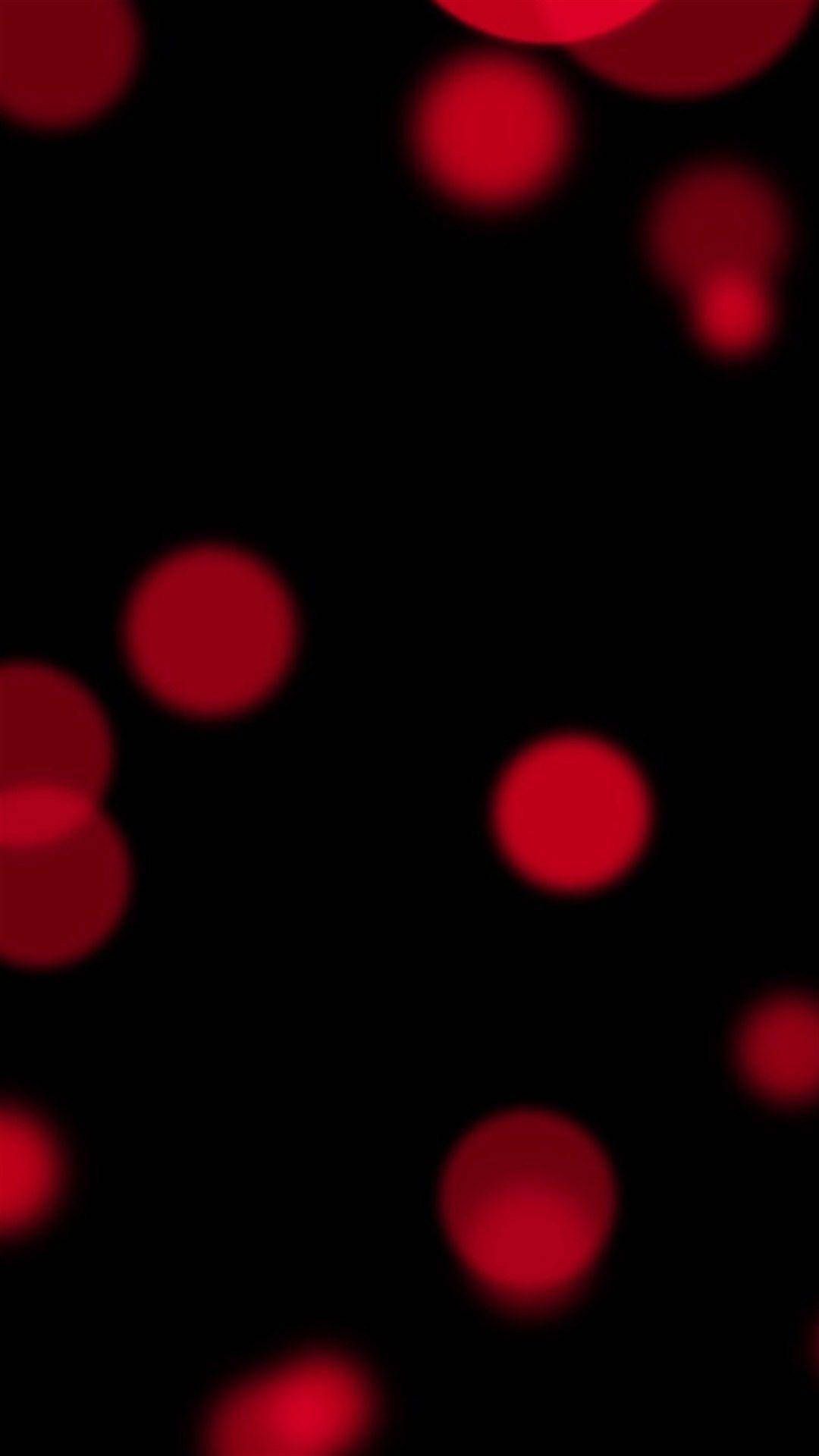 1080x1920 Dynamic Black Red Bokeh Wallpaper
